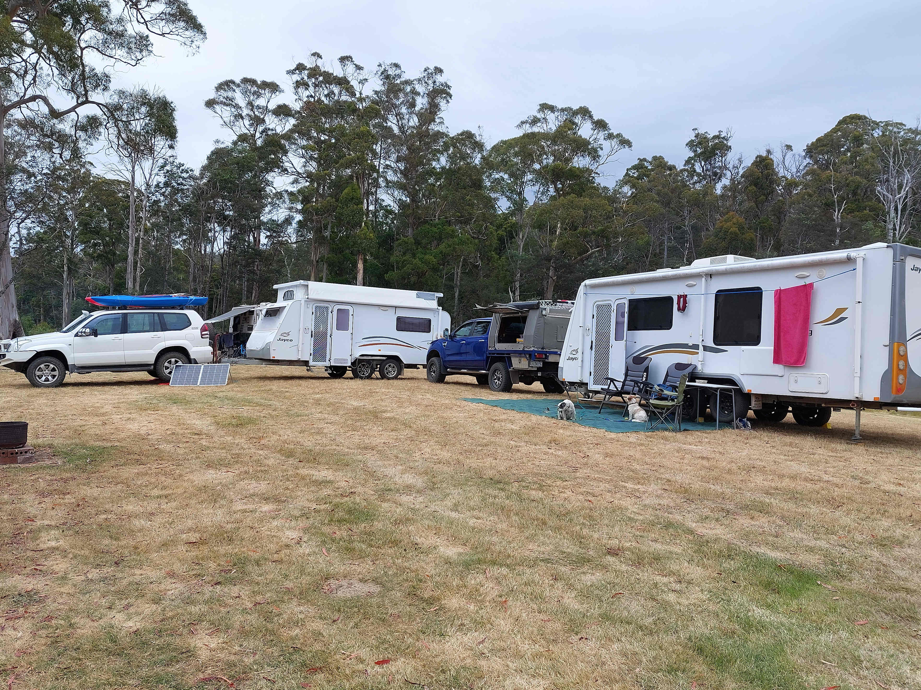 Camp right by the river!