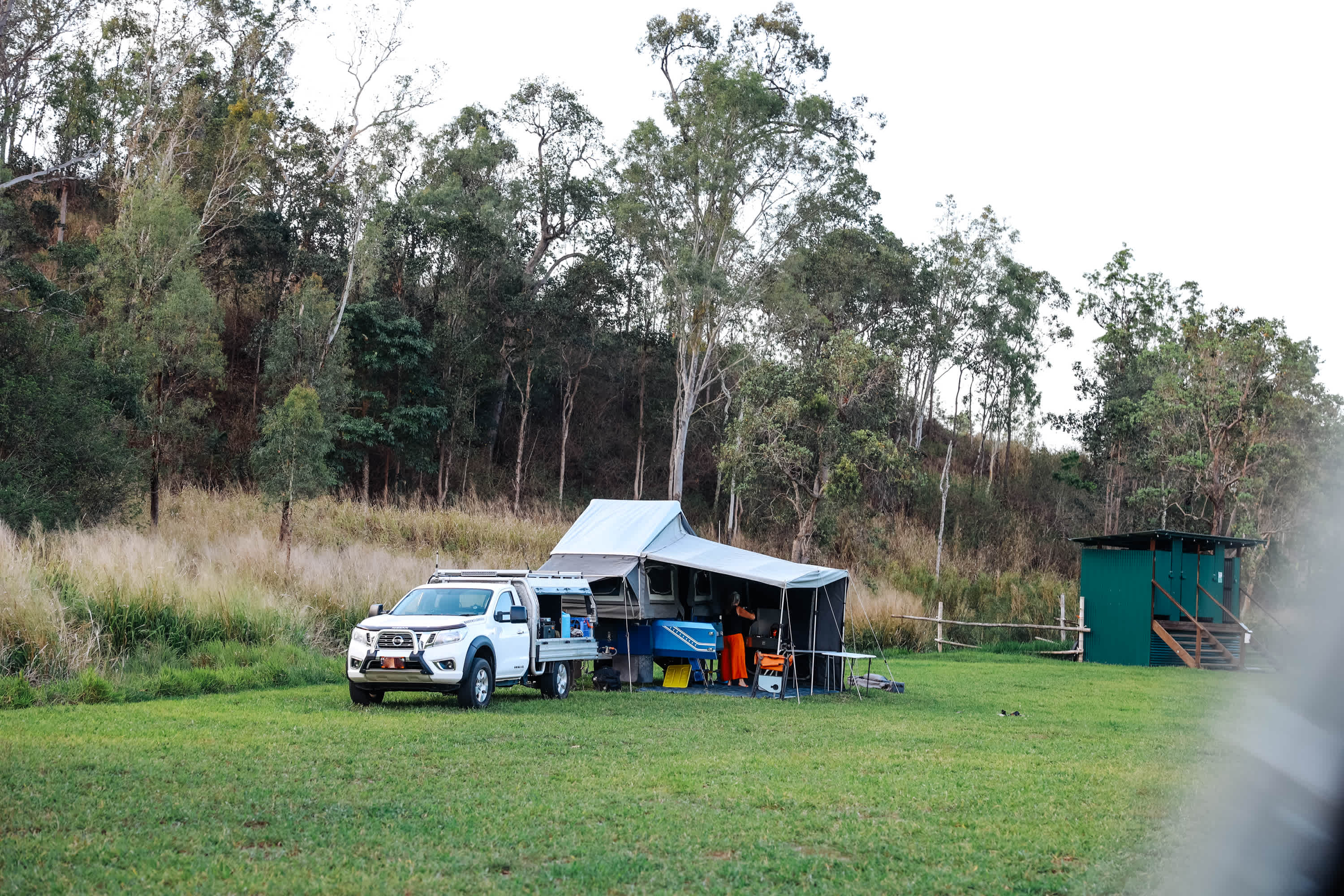 One of many beautiful private camp spots avaliable 