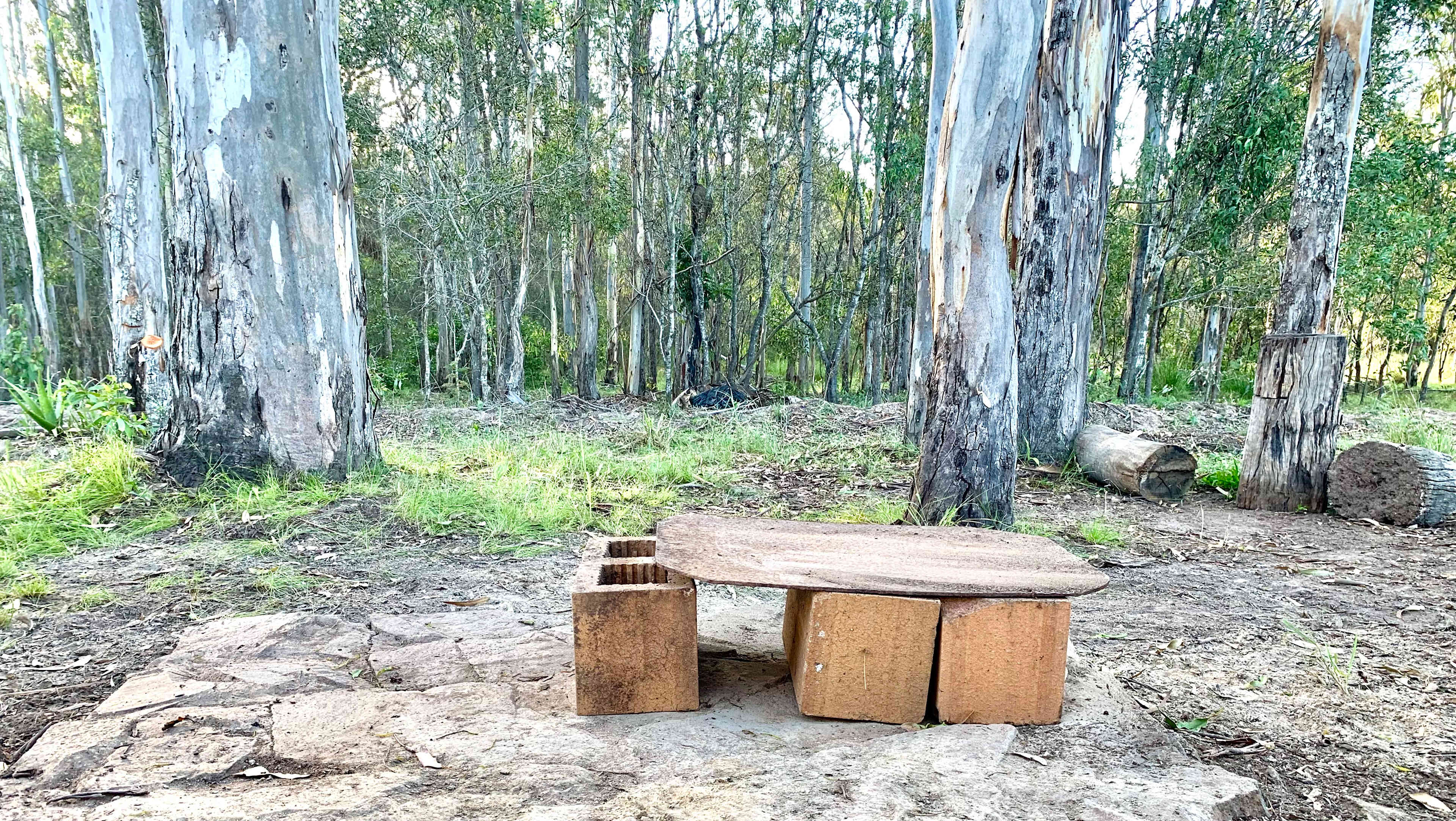 Fire pit area 
