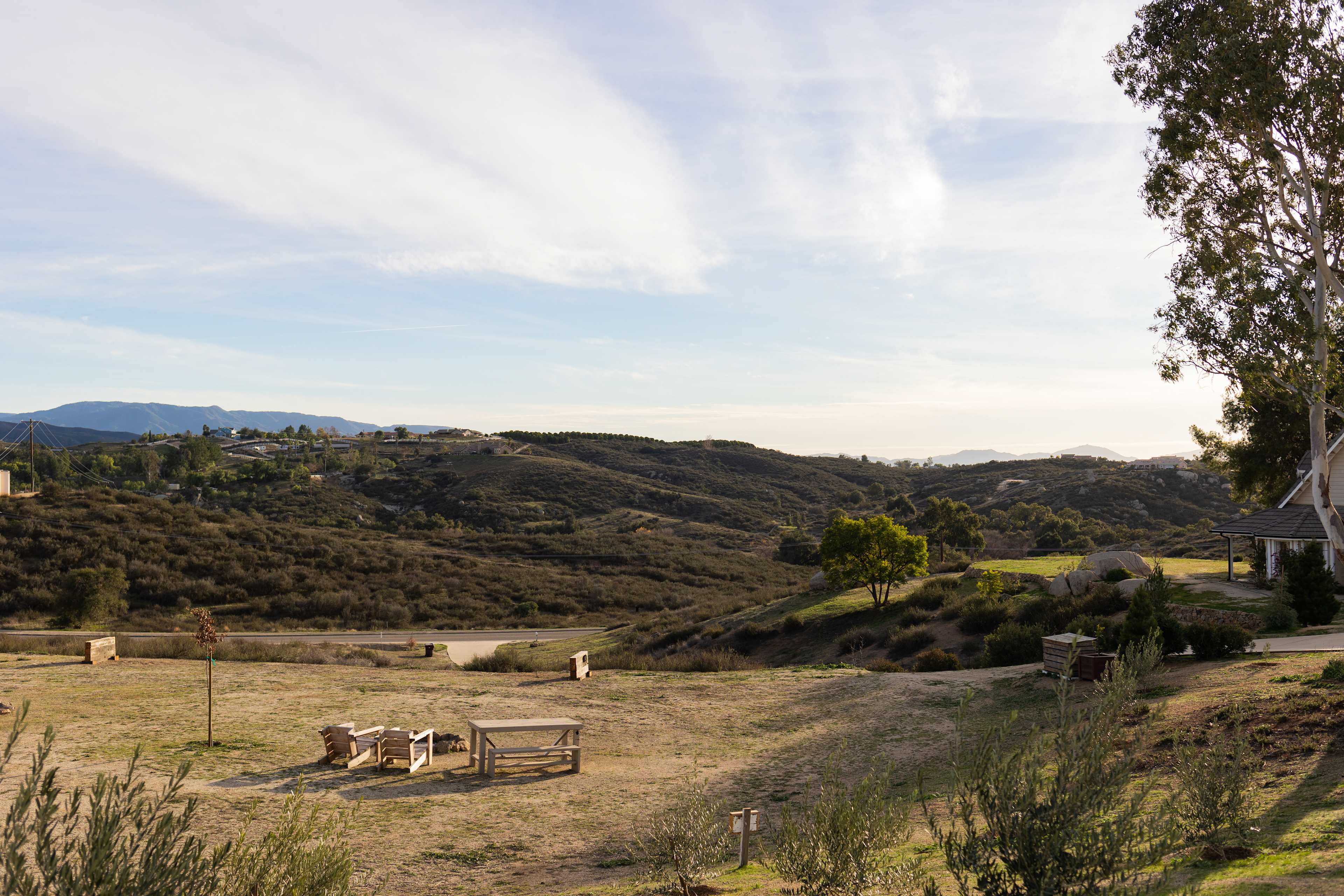 Views all around for a quiet escape