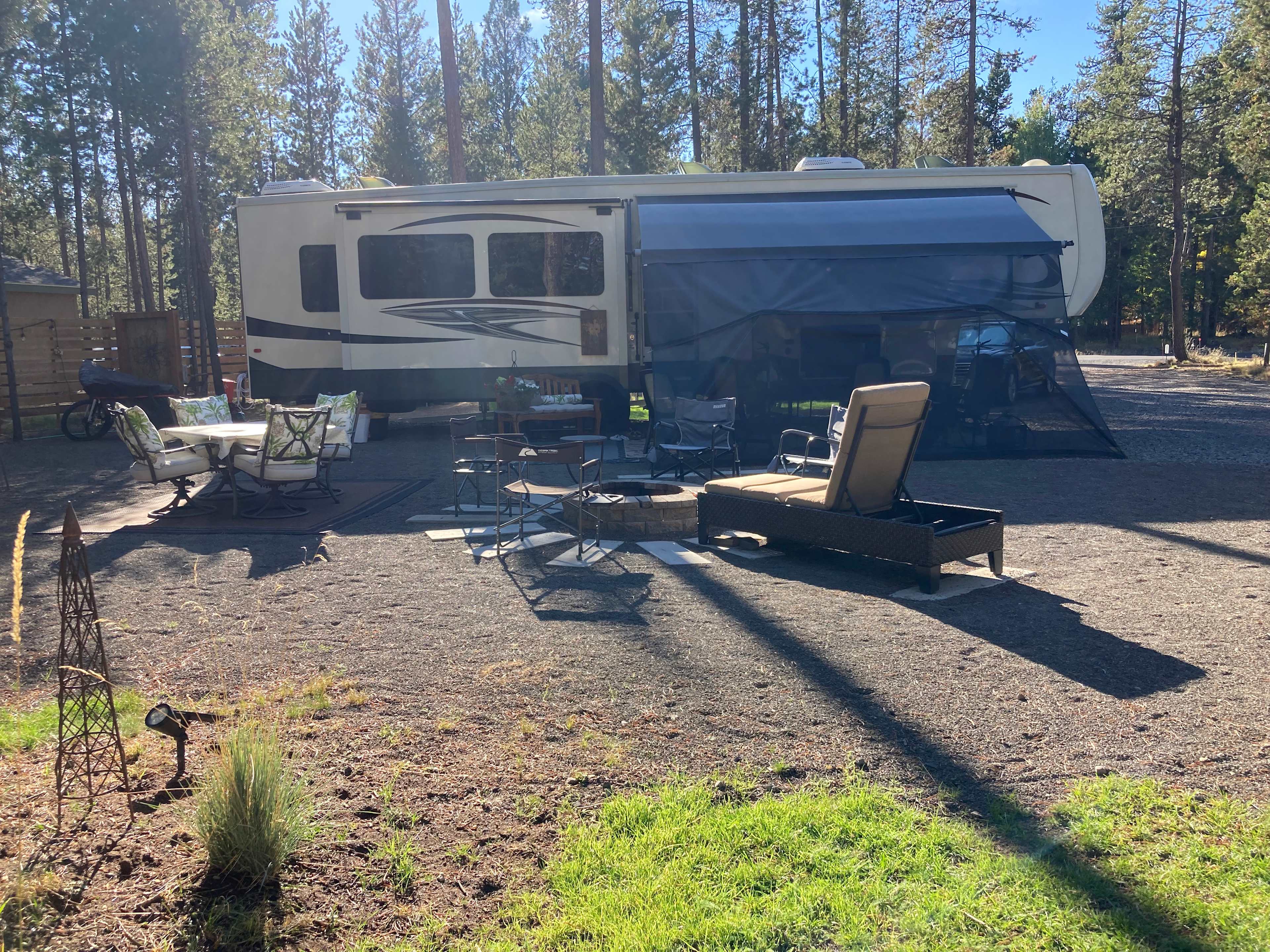 Our Set Up during Summer