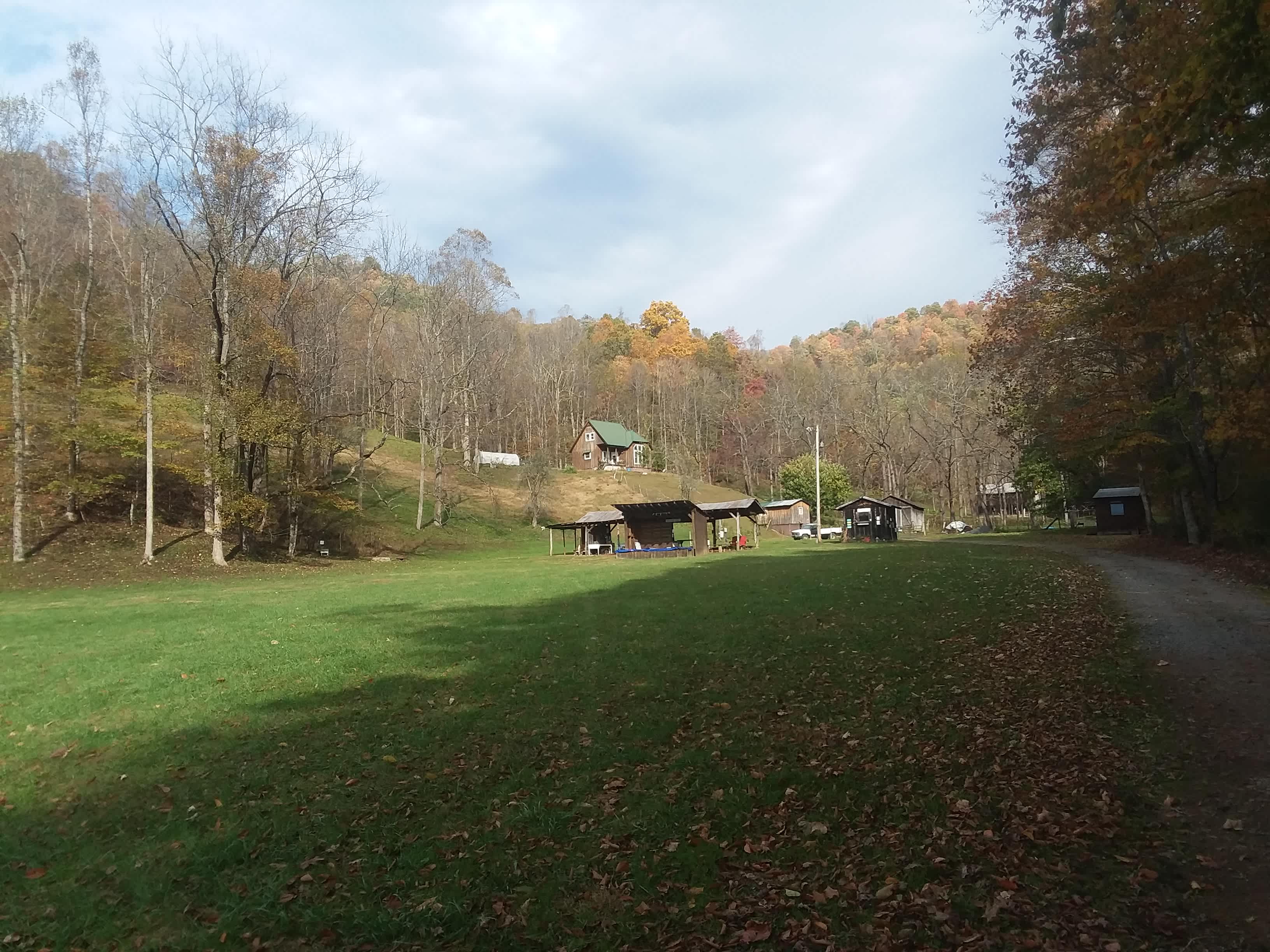 View from campsite