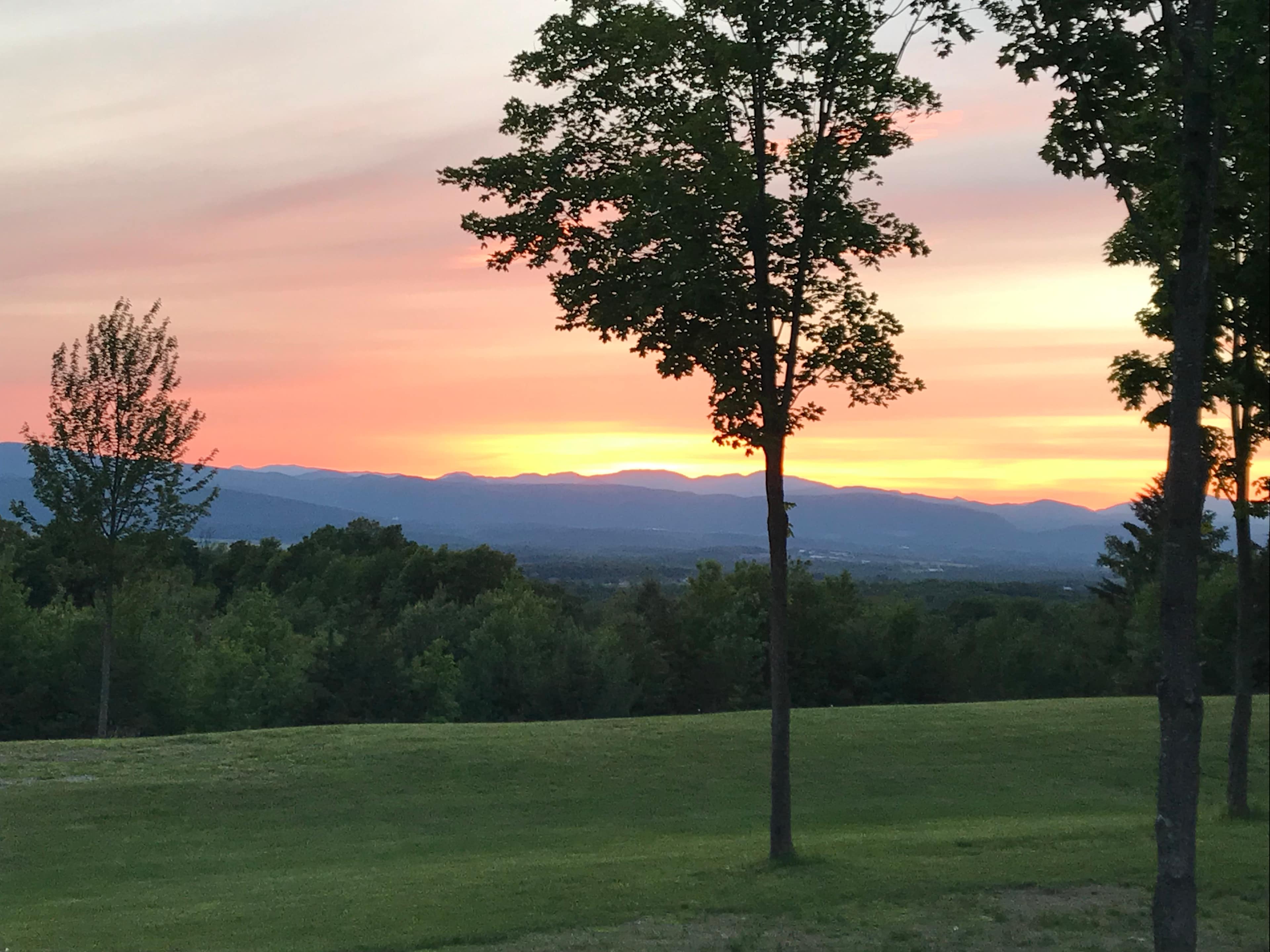 View from one of our designated RV/Camper parking sites