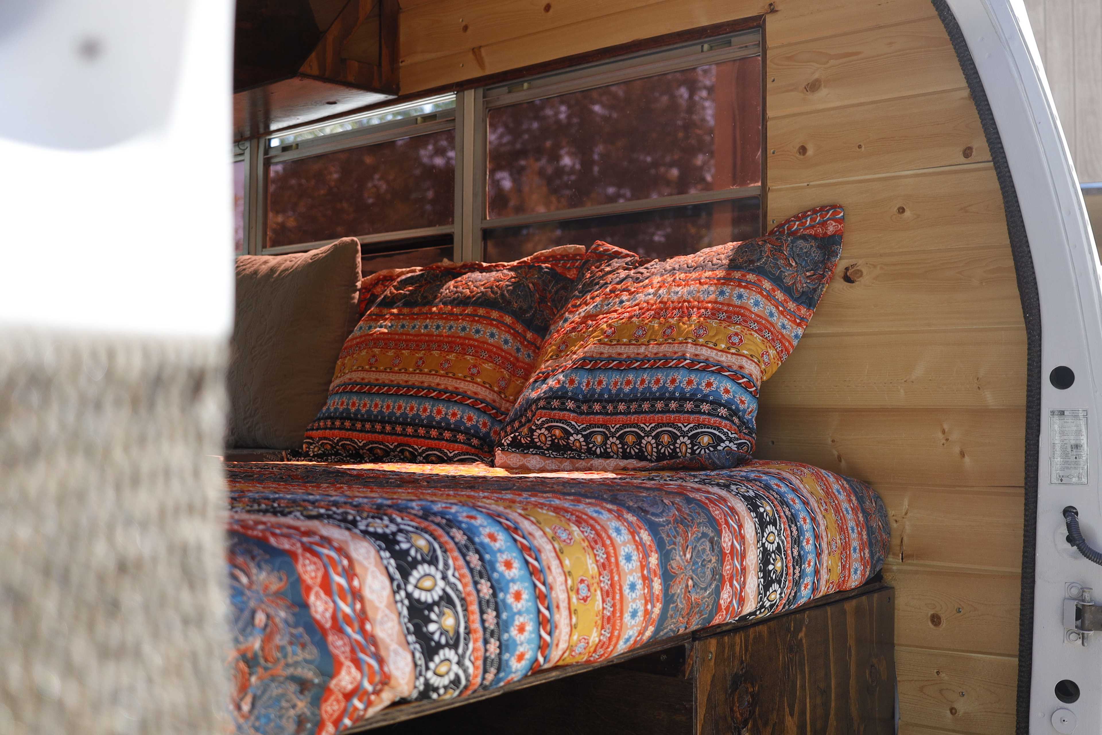 Couches converted into bed