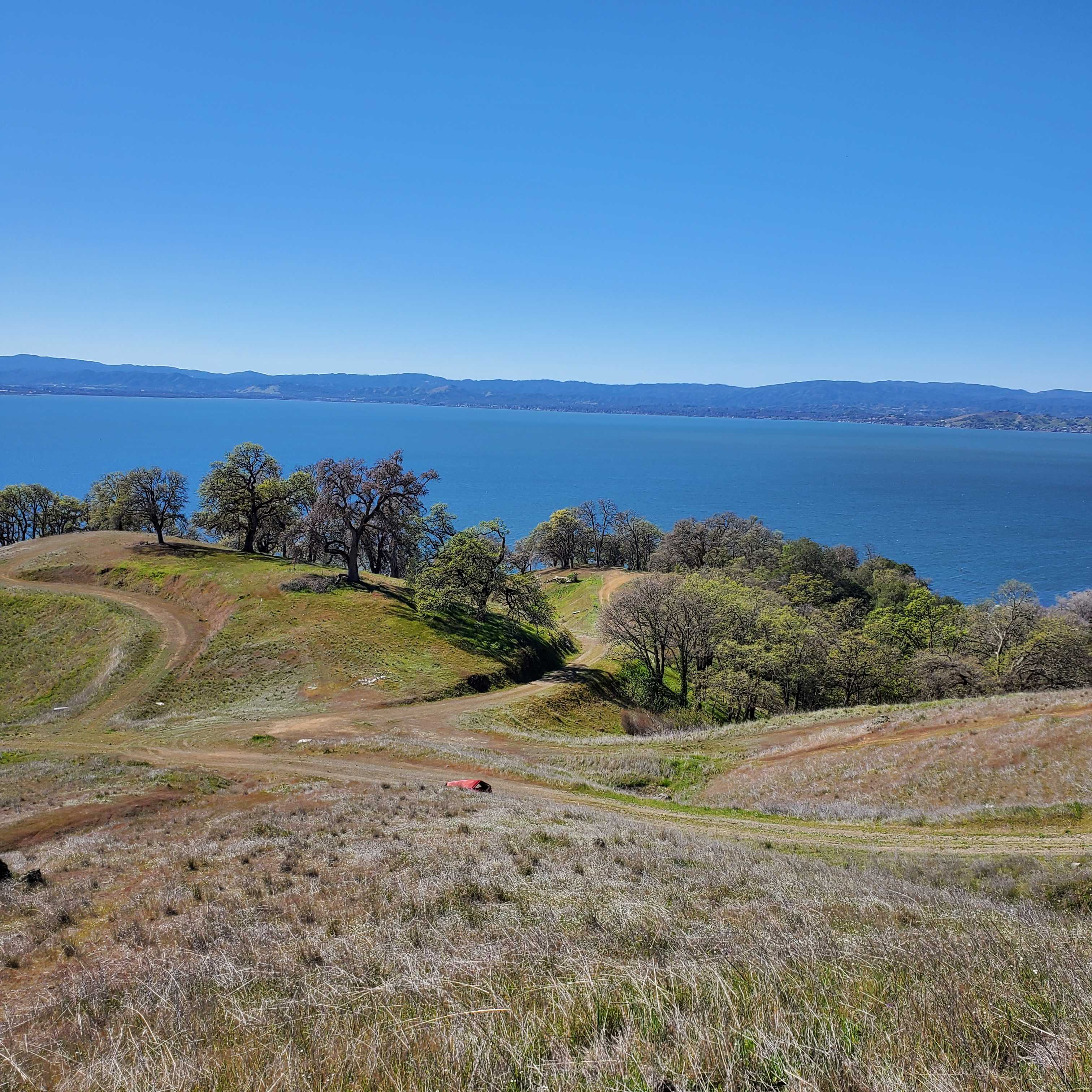 View over lake