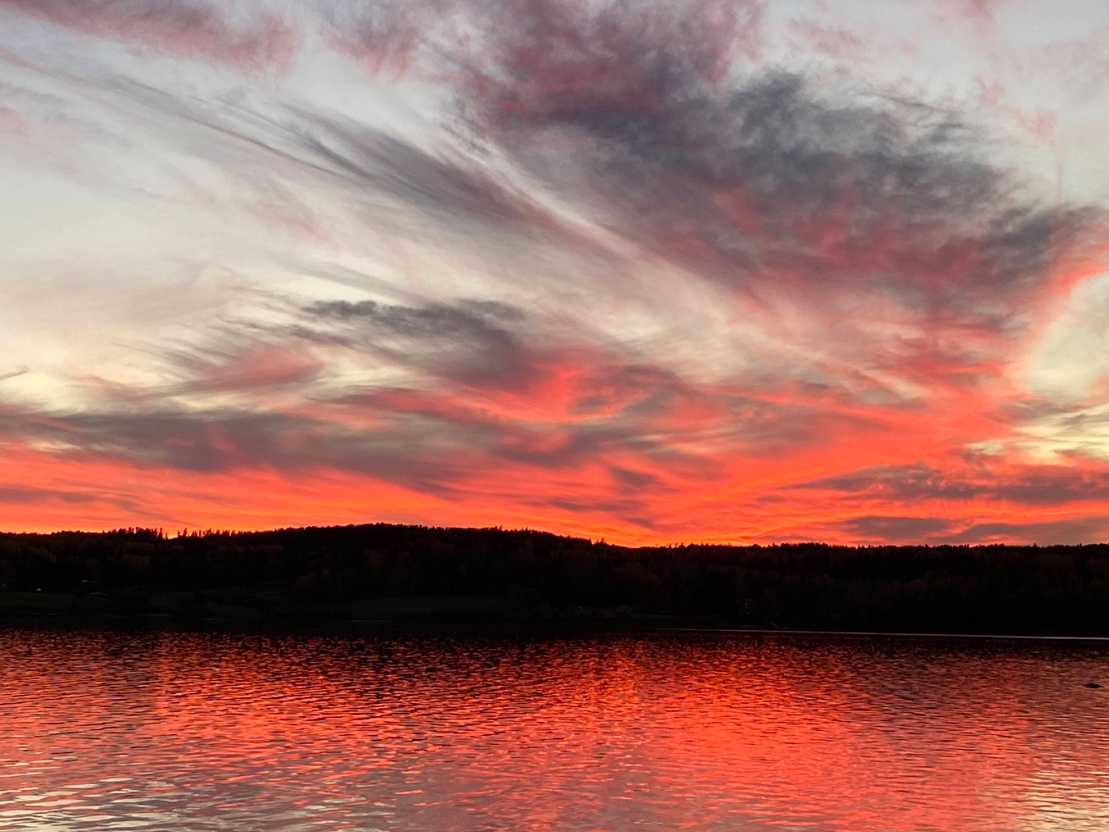 Sunset on the lake