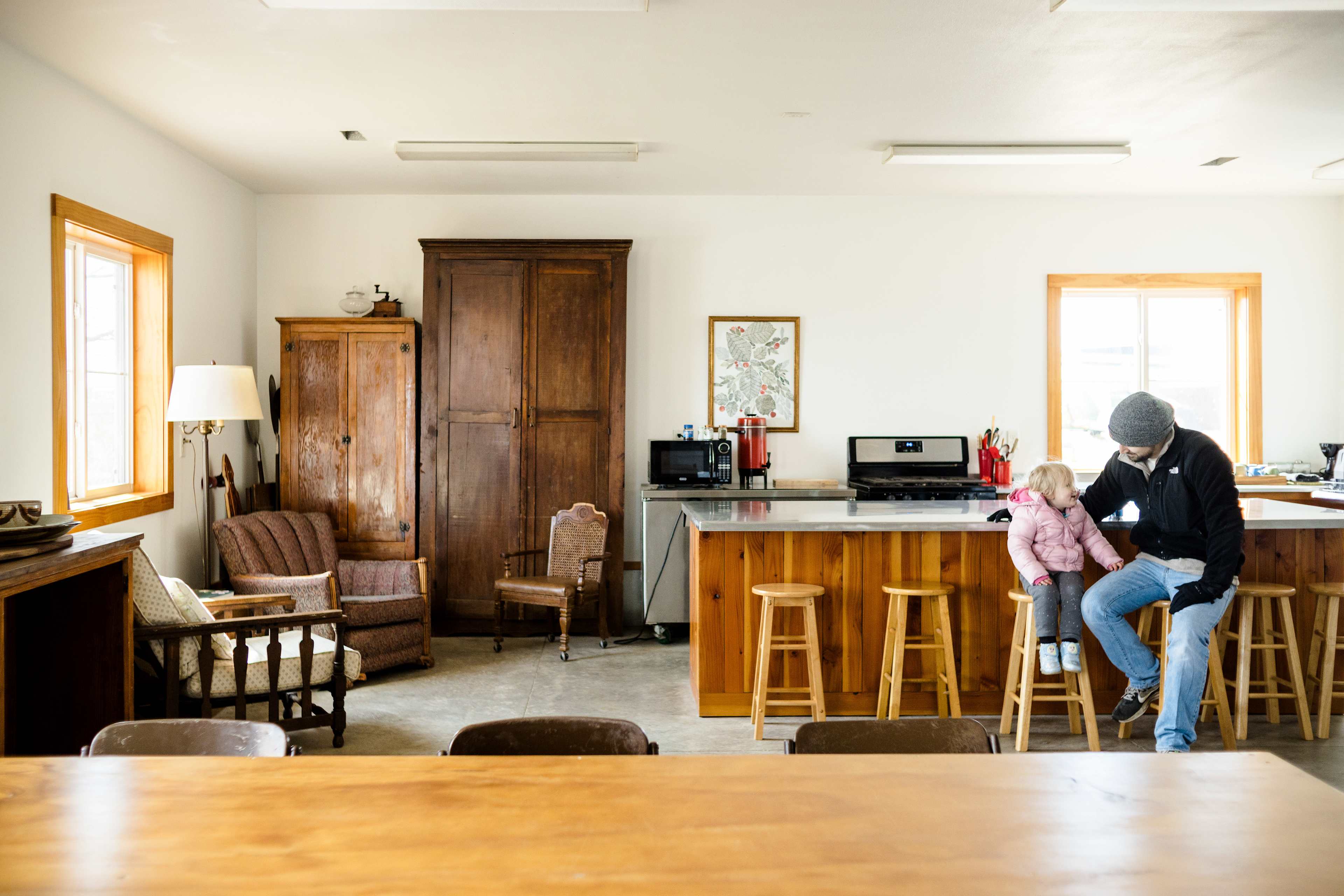 communal kitchen