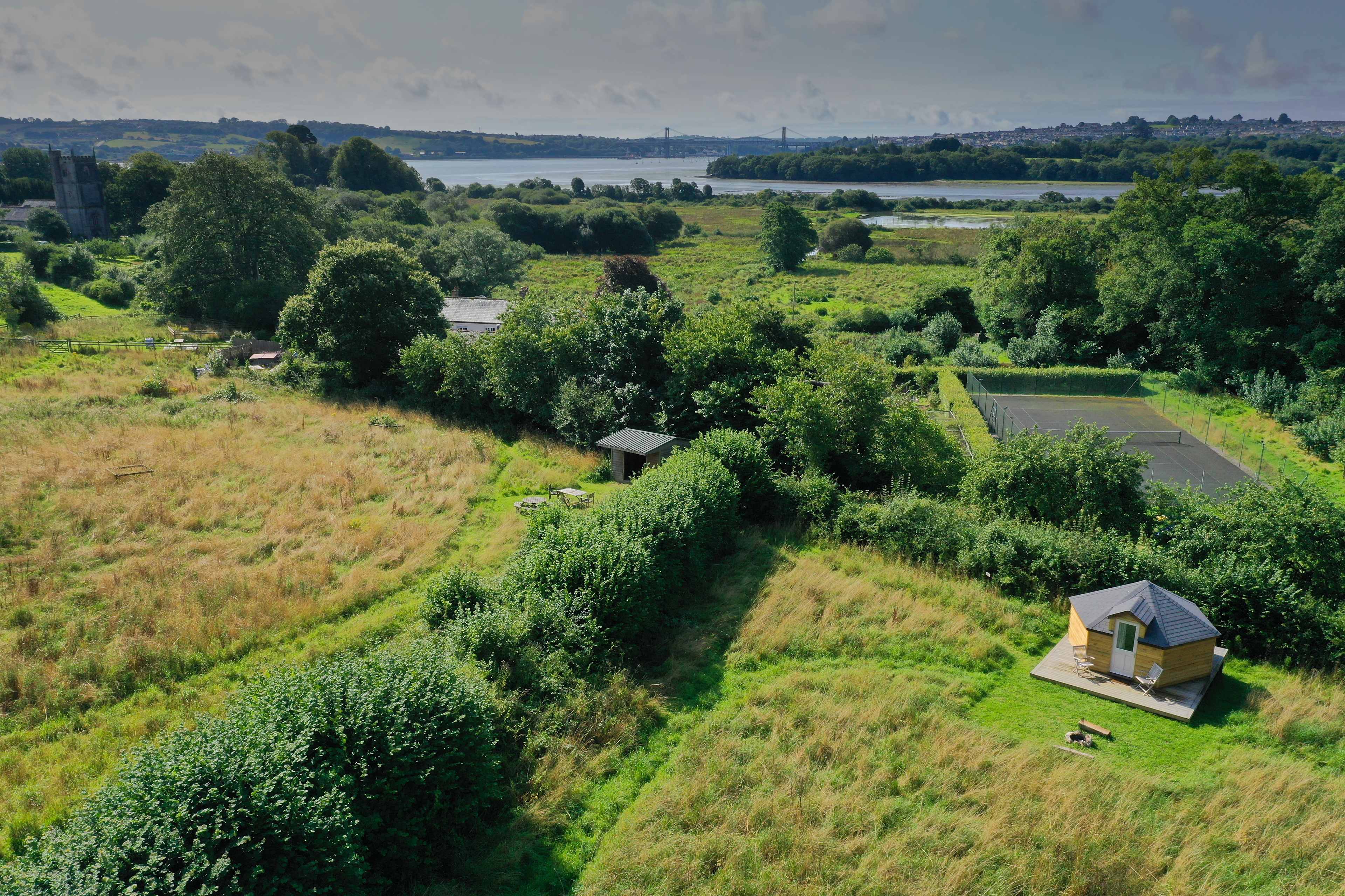Glamping, wild swimming, tennis