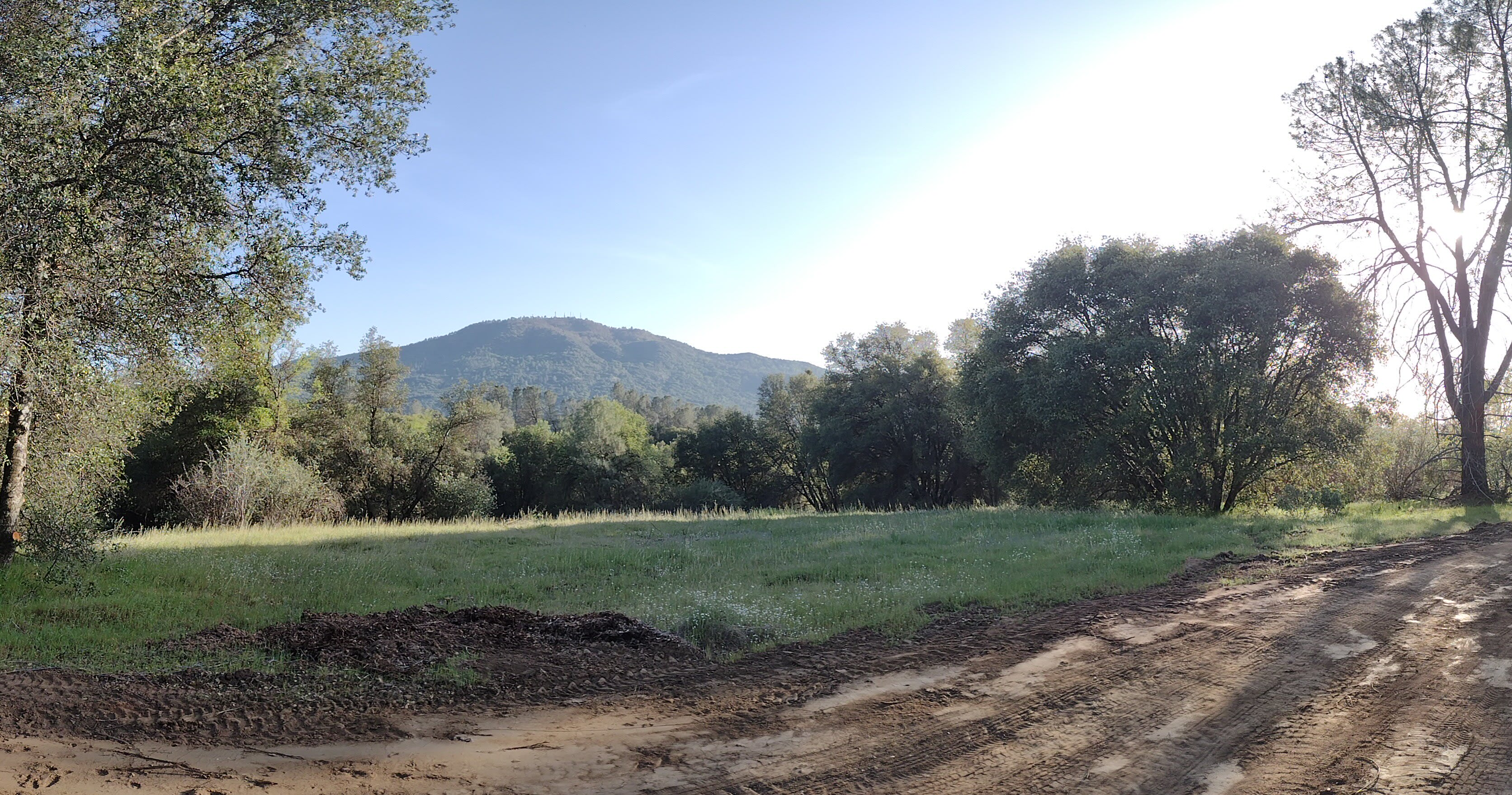 This is your spot! We have clean wood chips spread over the pull-through pad. Little--if any--leveling is needed.