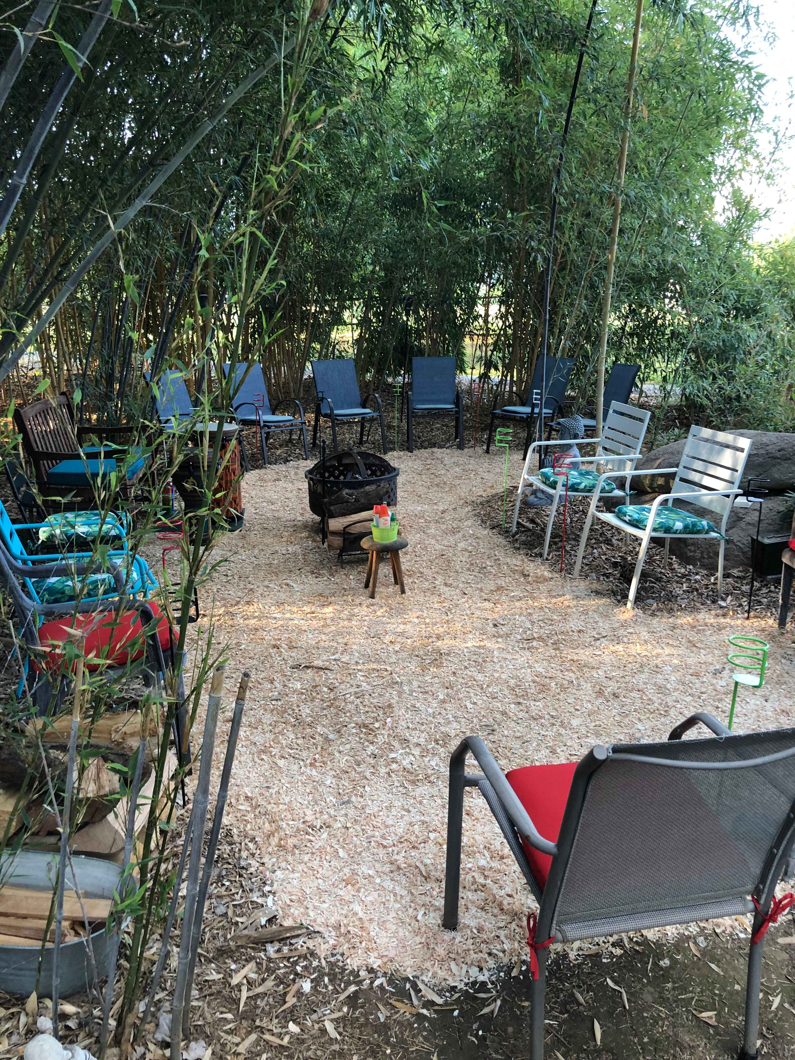 Other end of Drum Circle/Firepit area