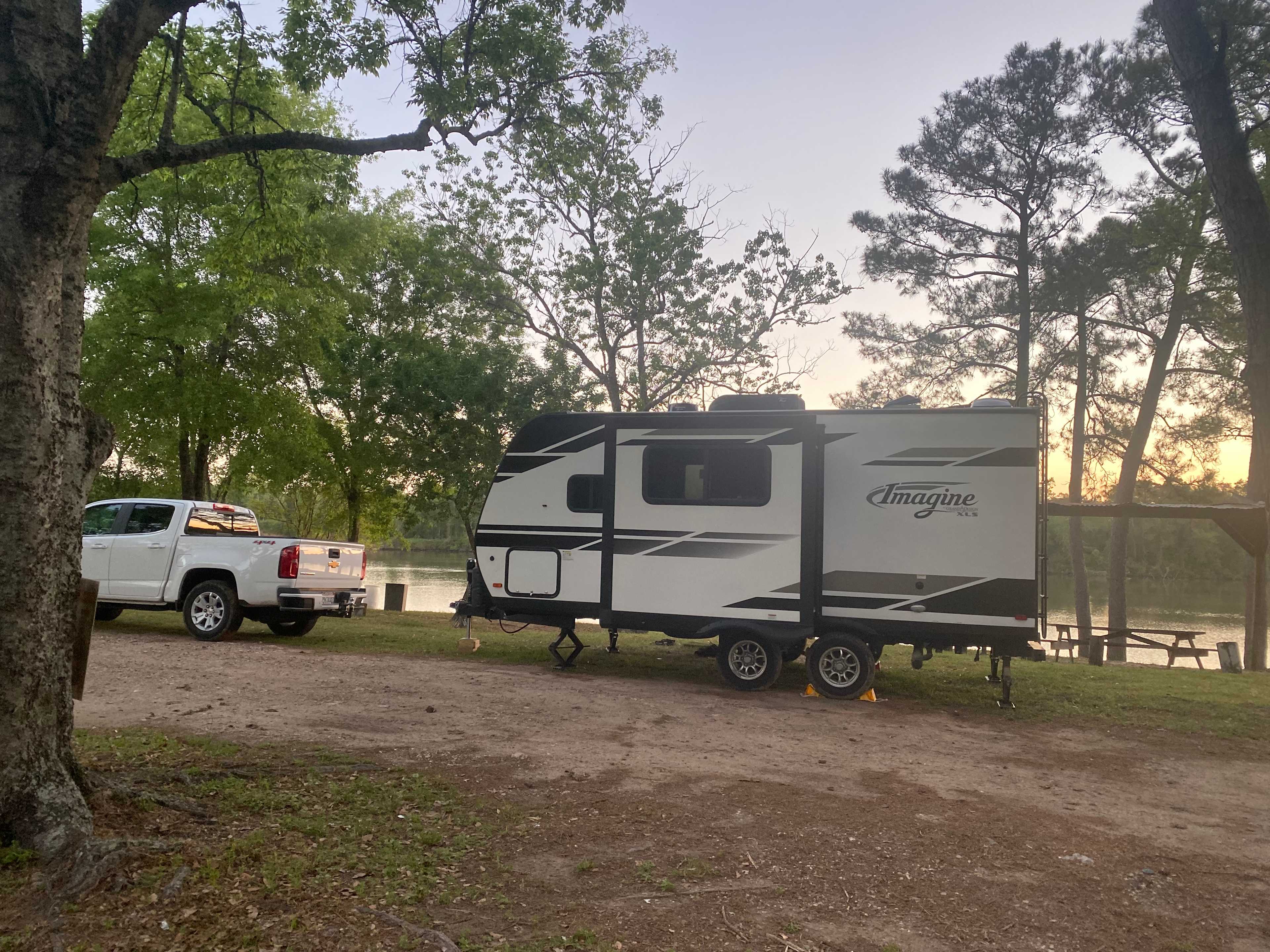 Plenty of room for our 22 ft travel trailer