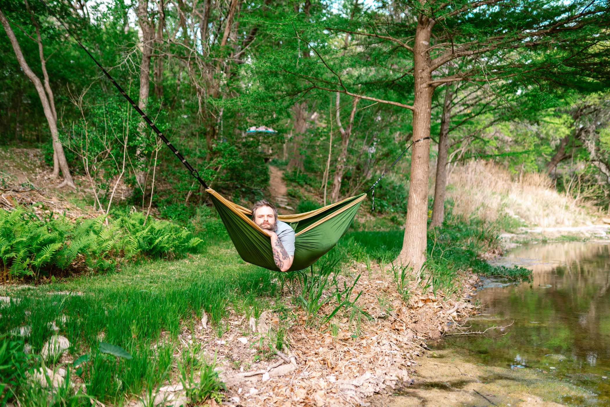 Just hanging out at the creek! 