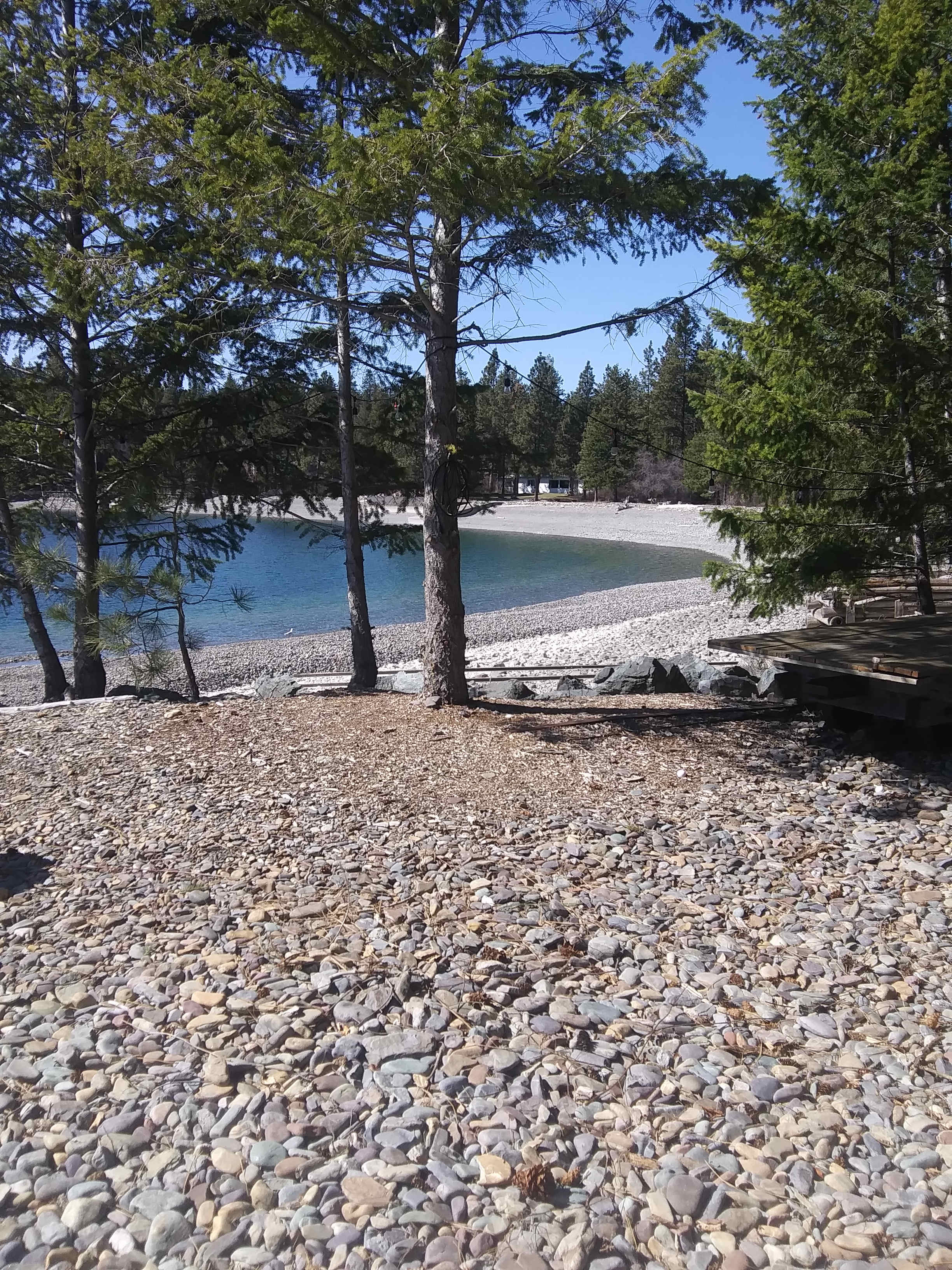 Looking North from beach