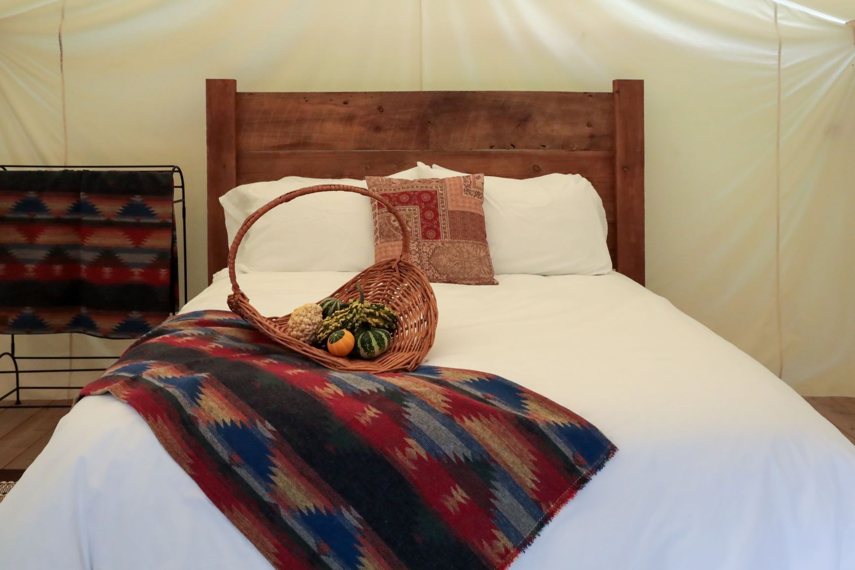 Queen bed, reclaimed wood