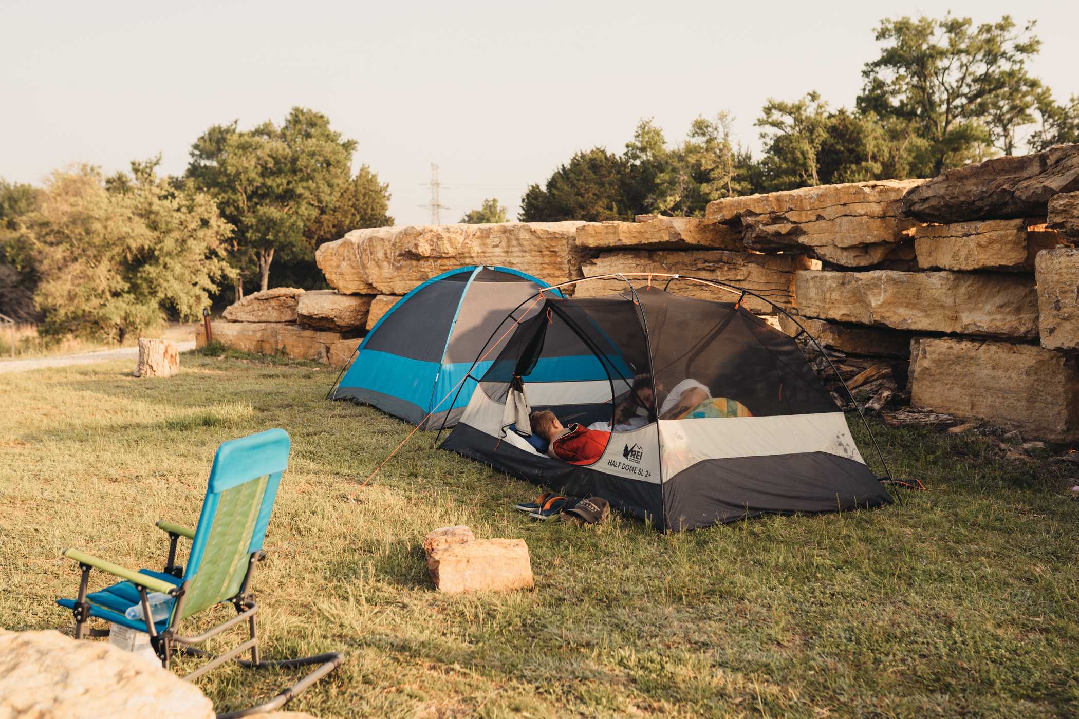 Sunrise at camp!
