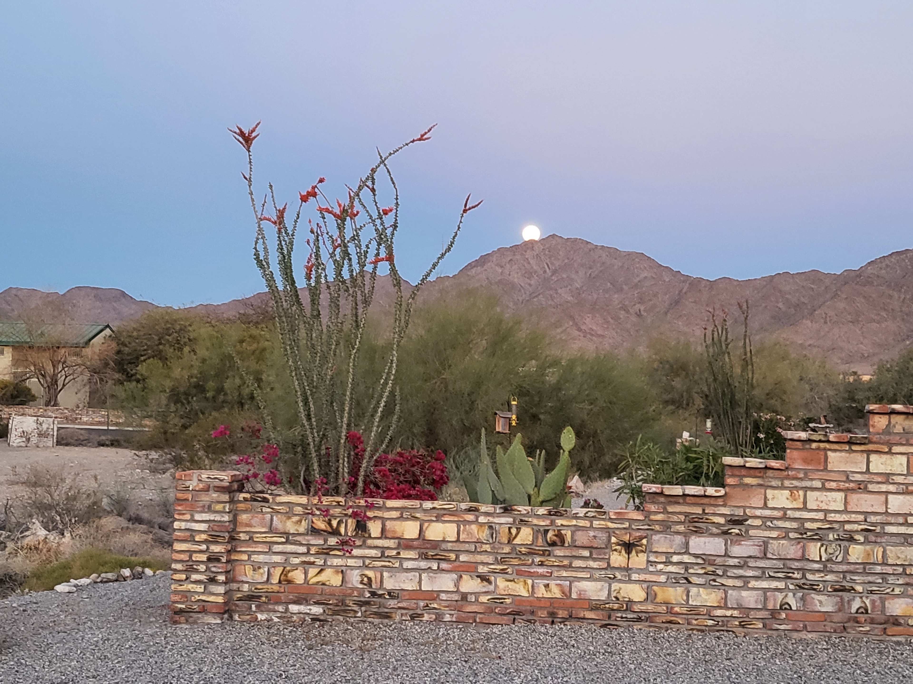 RV site parallels Golf Course