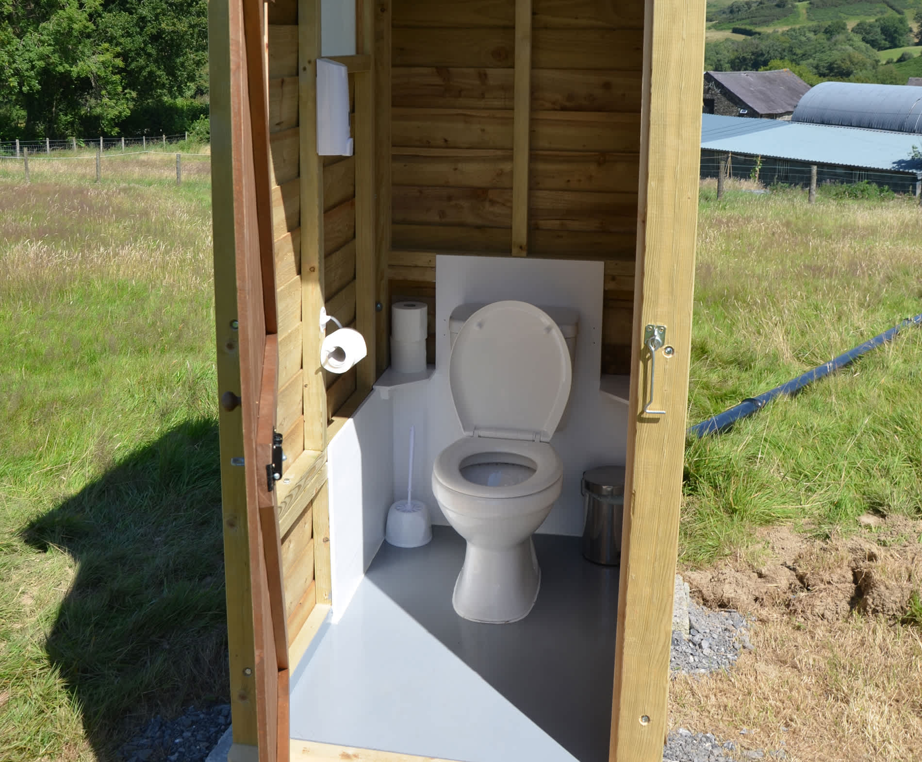 Flushing toilet