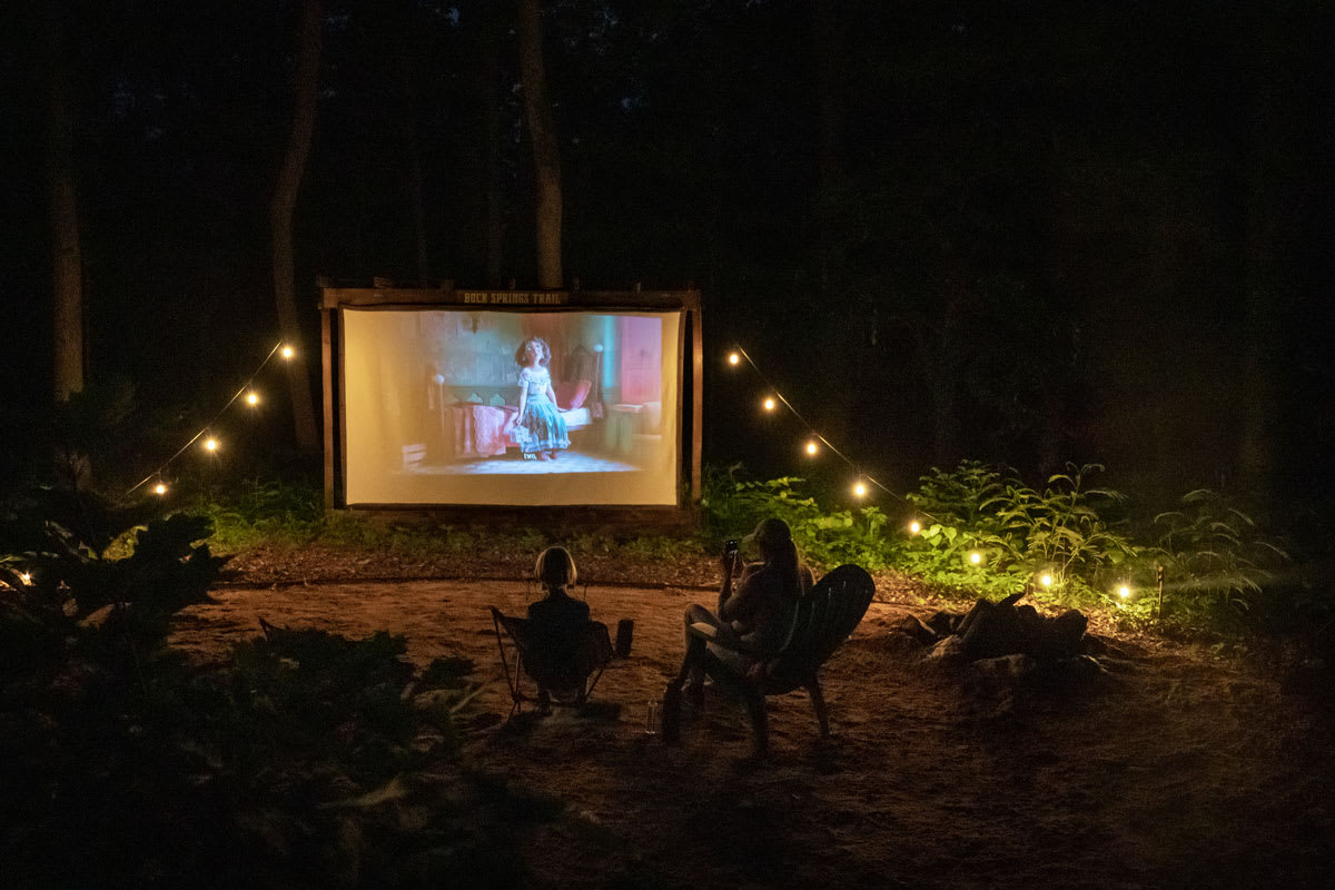Outdoor movie theater