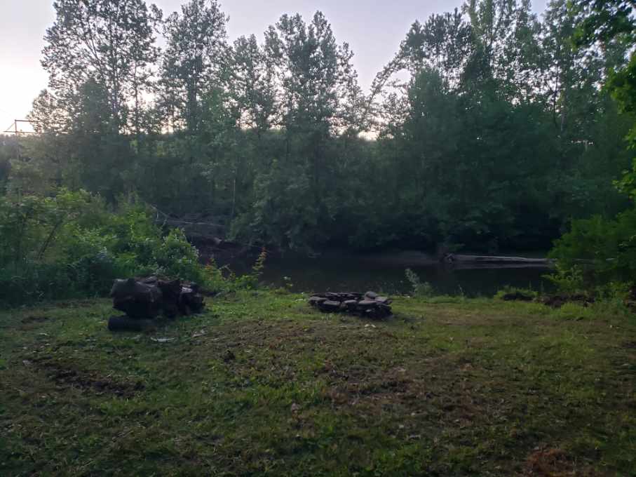 Tent site on the creek 