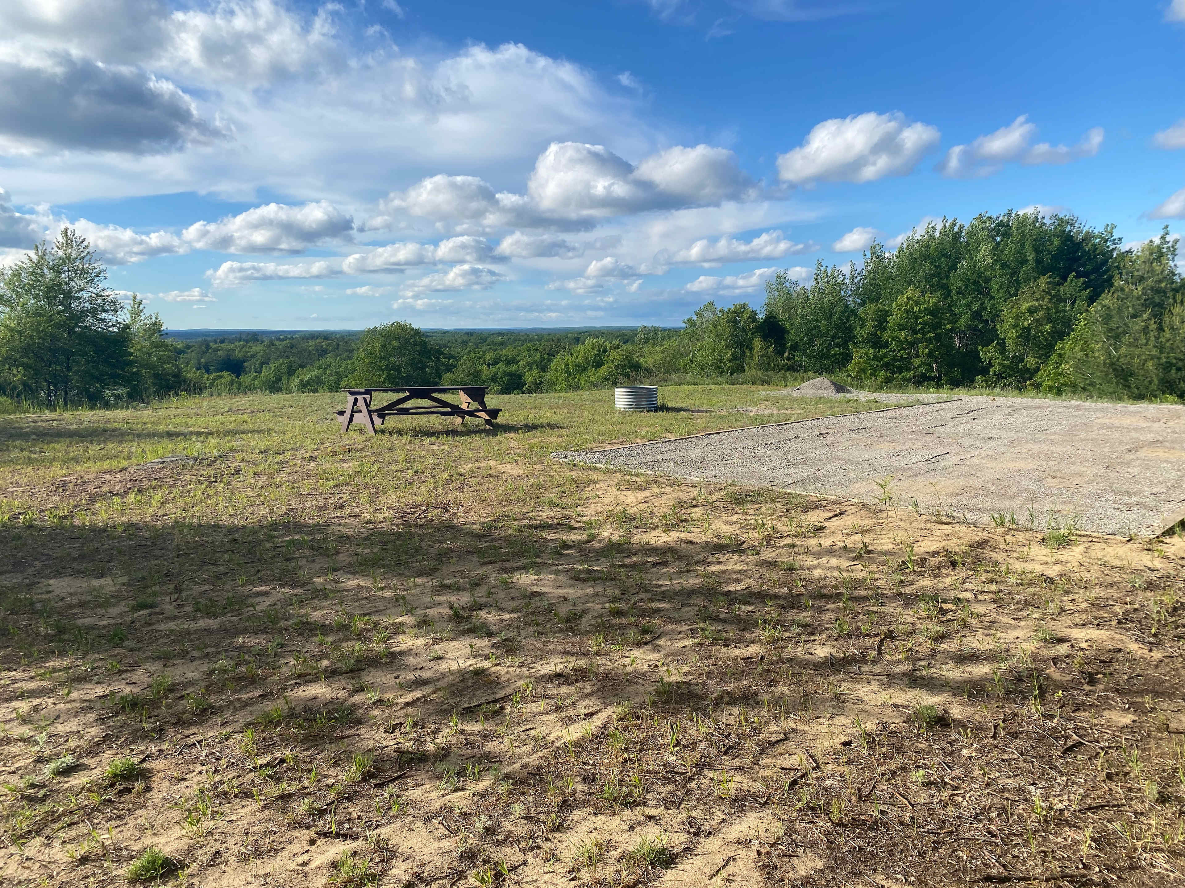 View of site coming from driveway