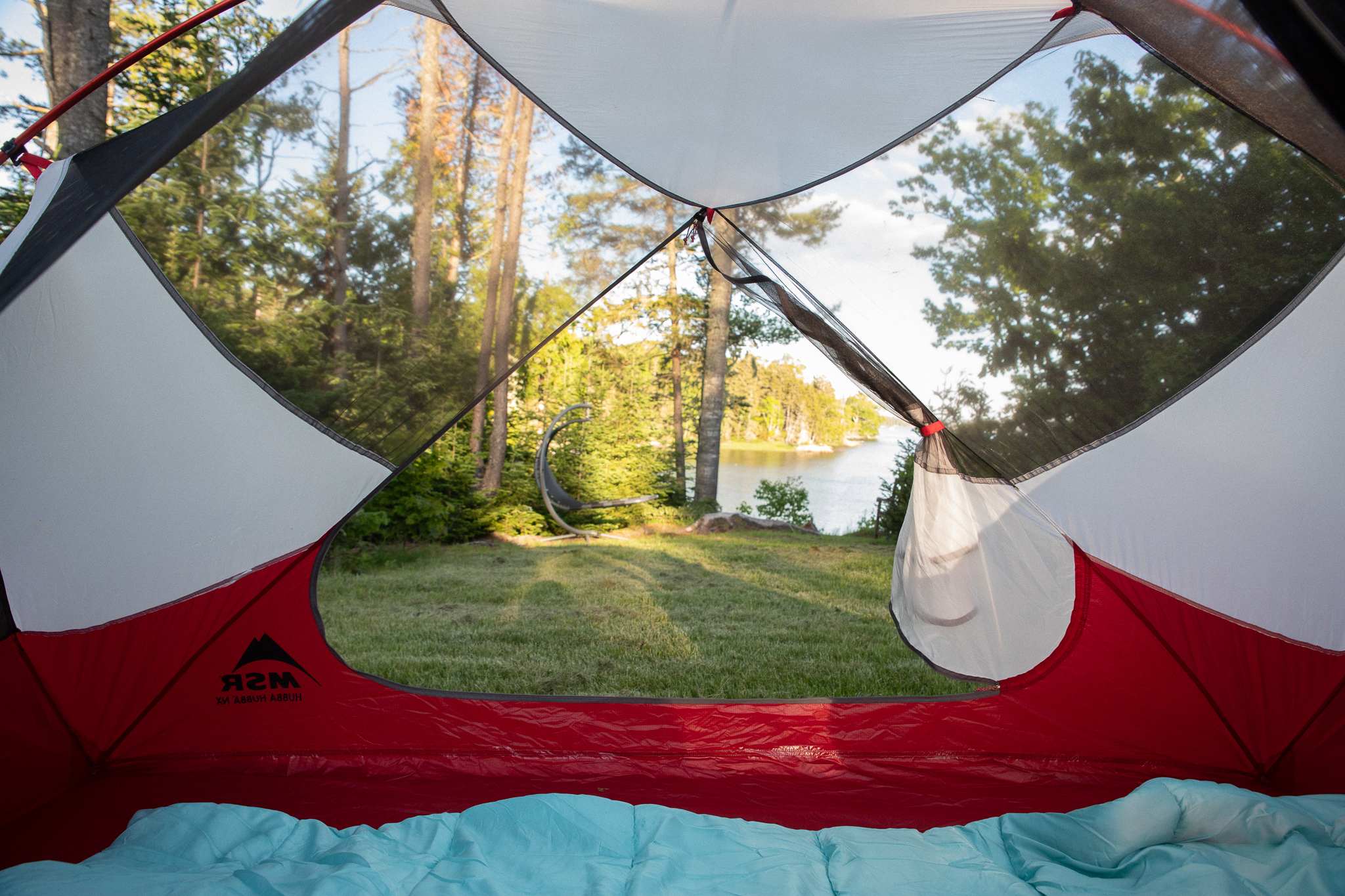 View from tent