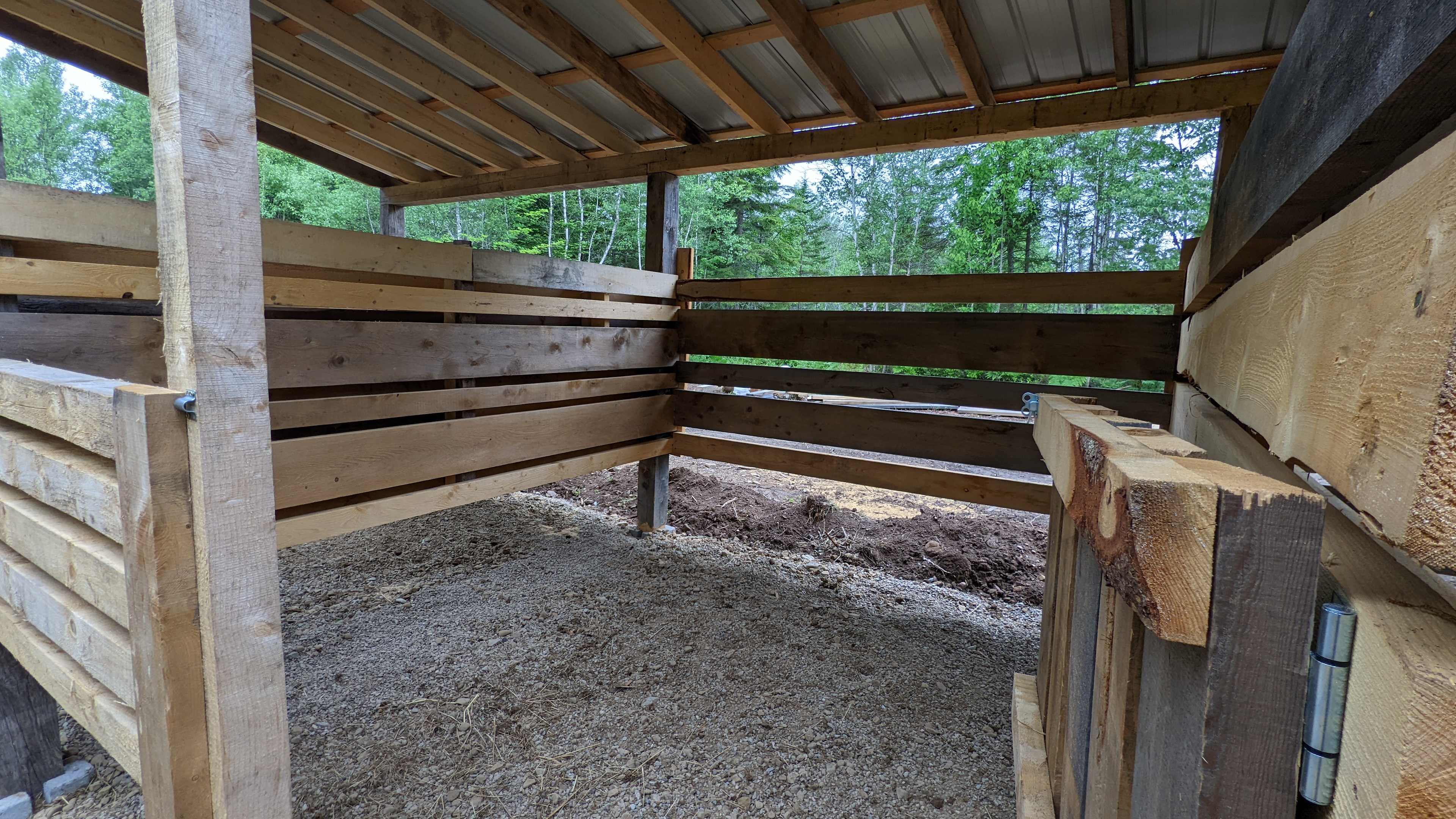 inside a stall