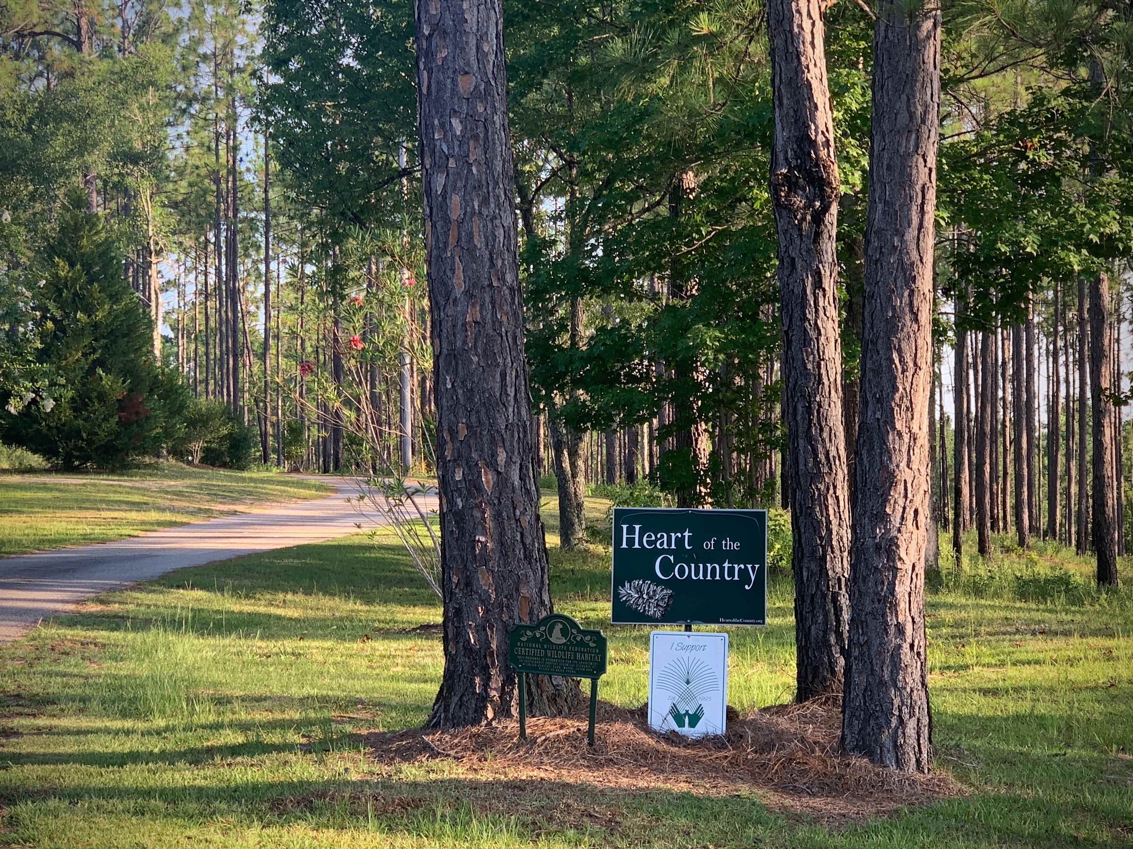 Our sign near the entrance