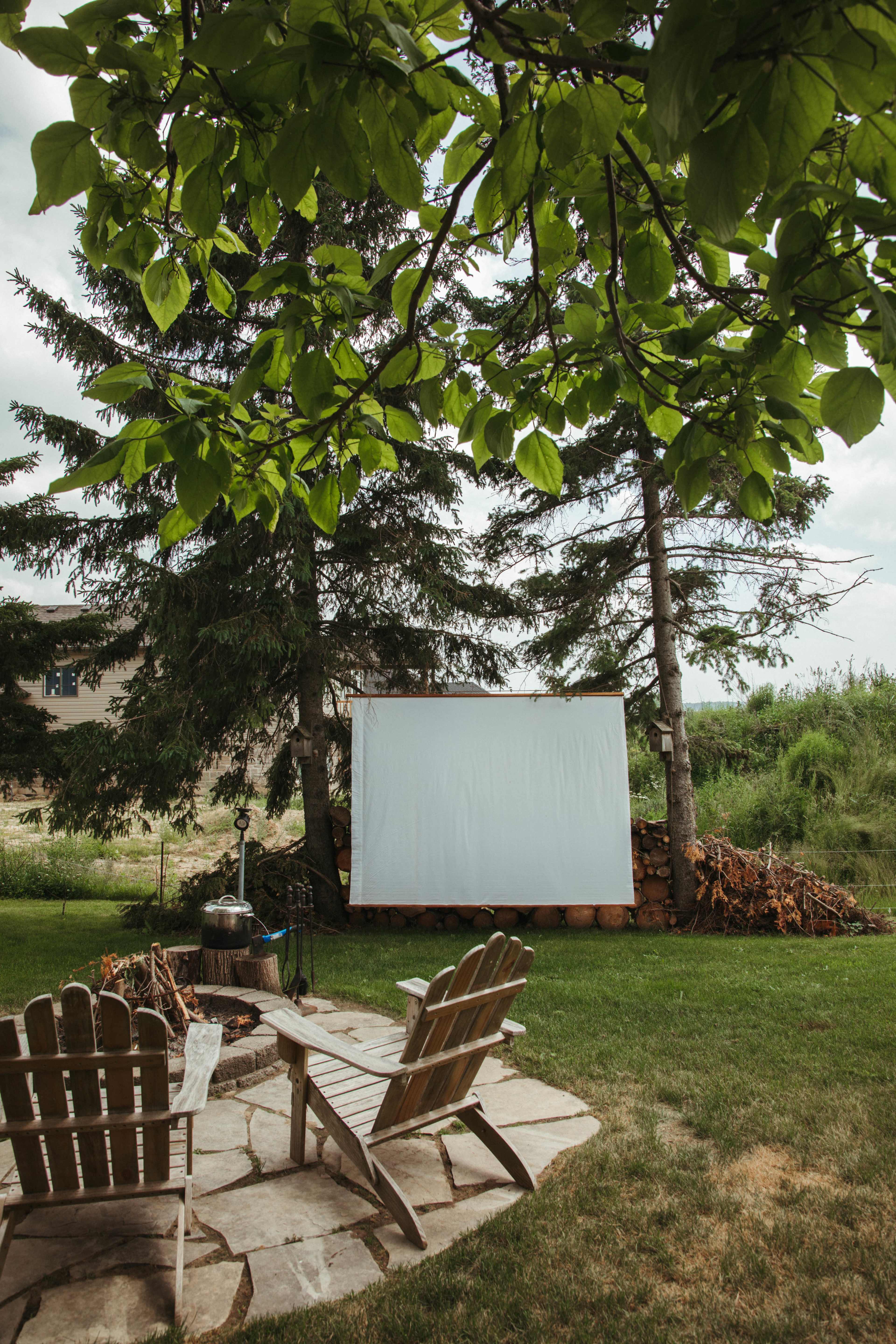 Pedro even has a projector and screen as well as some subscriptions to different streaming providers so guests can have a fun and cozy "drive-in" experience from their tent or a chair.