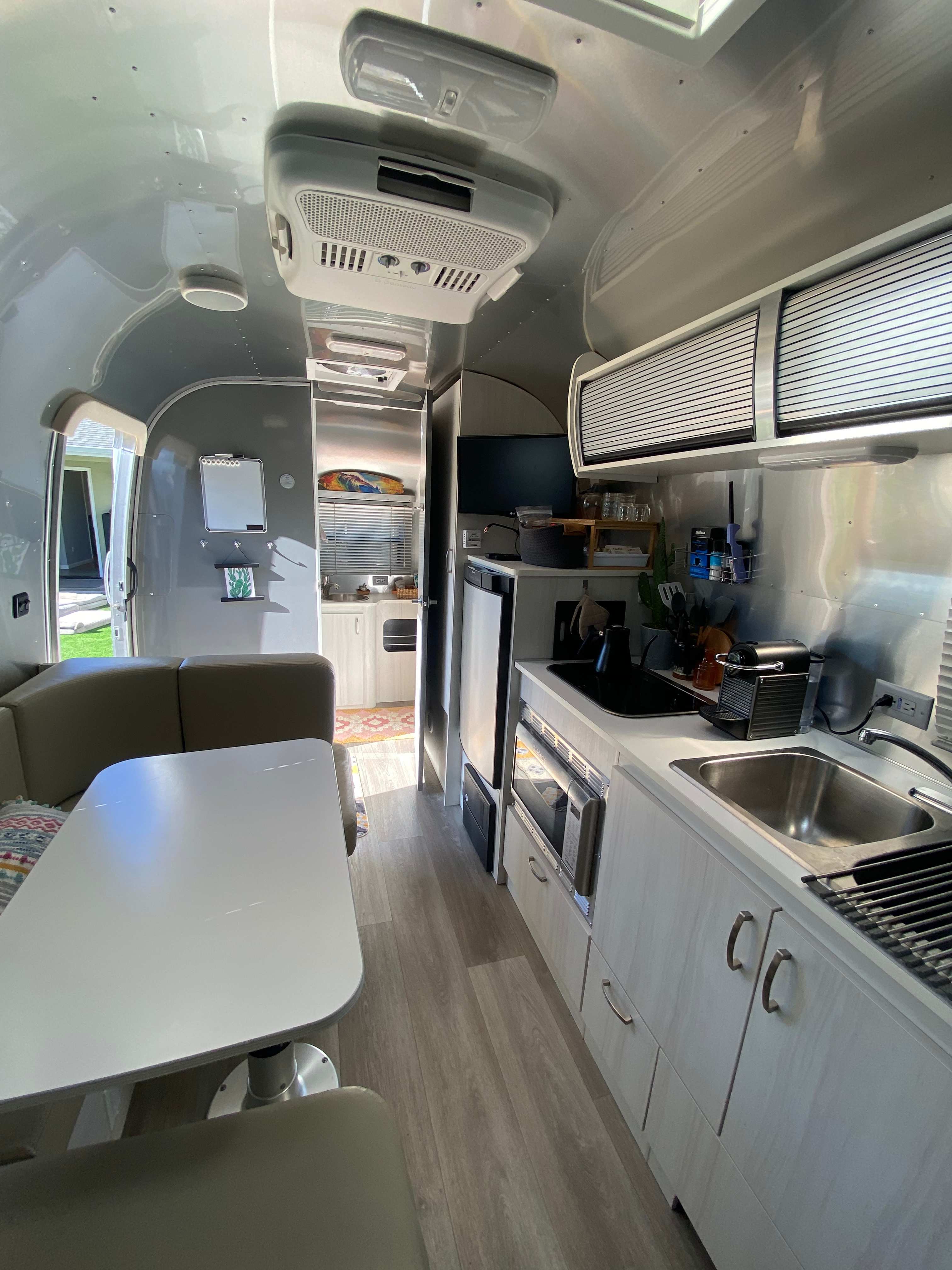 Large and light filled living space with kitchen, AC, heat, and power. WiFi is great!