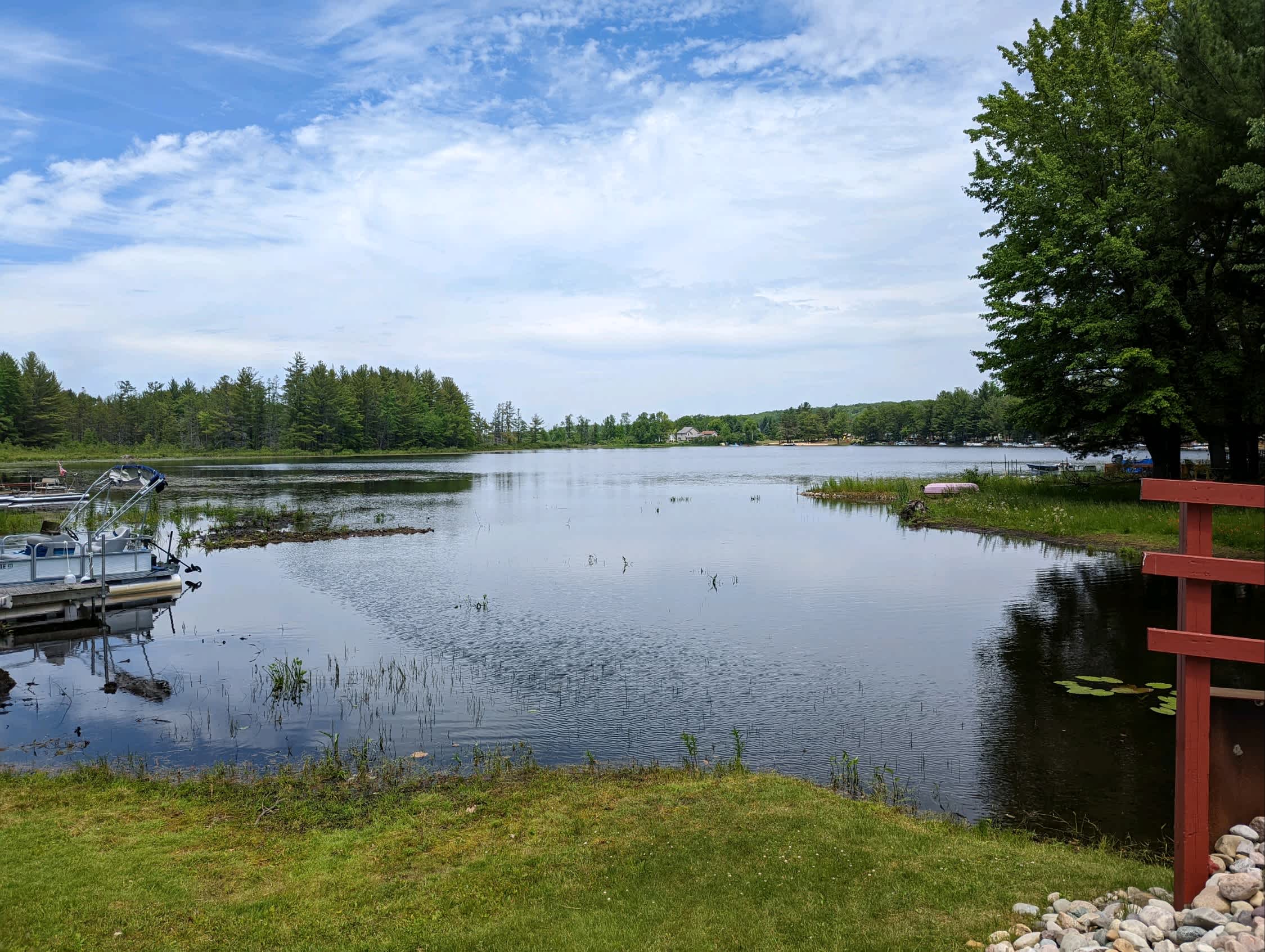 View of Grass Lake from bridge