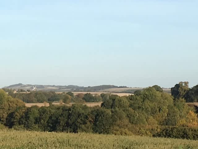 View SE from the camping site