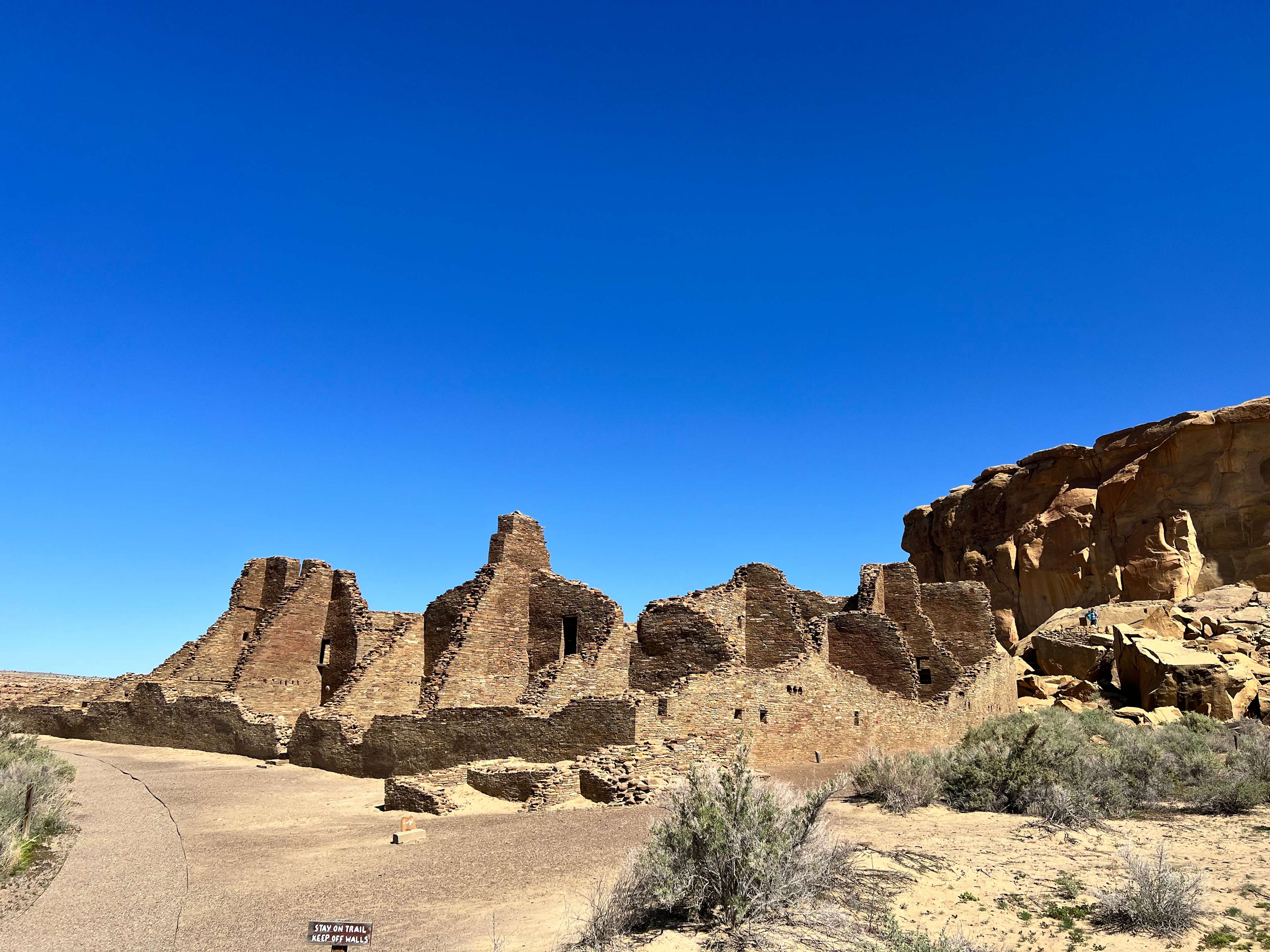 Chaco Canyon, about 30 minutes from Horse Thief campground, much closer than any other option!