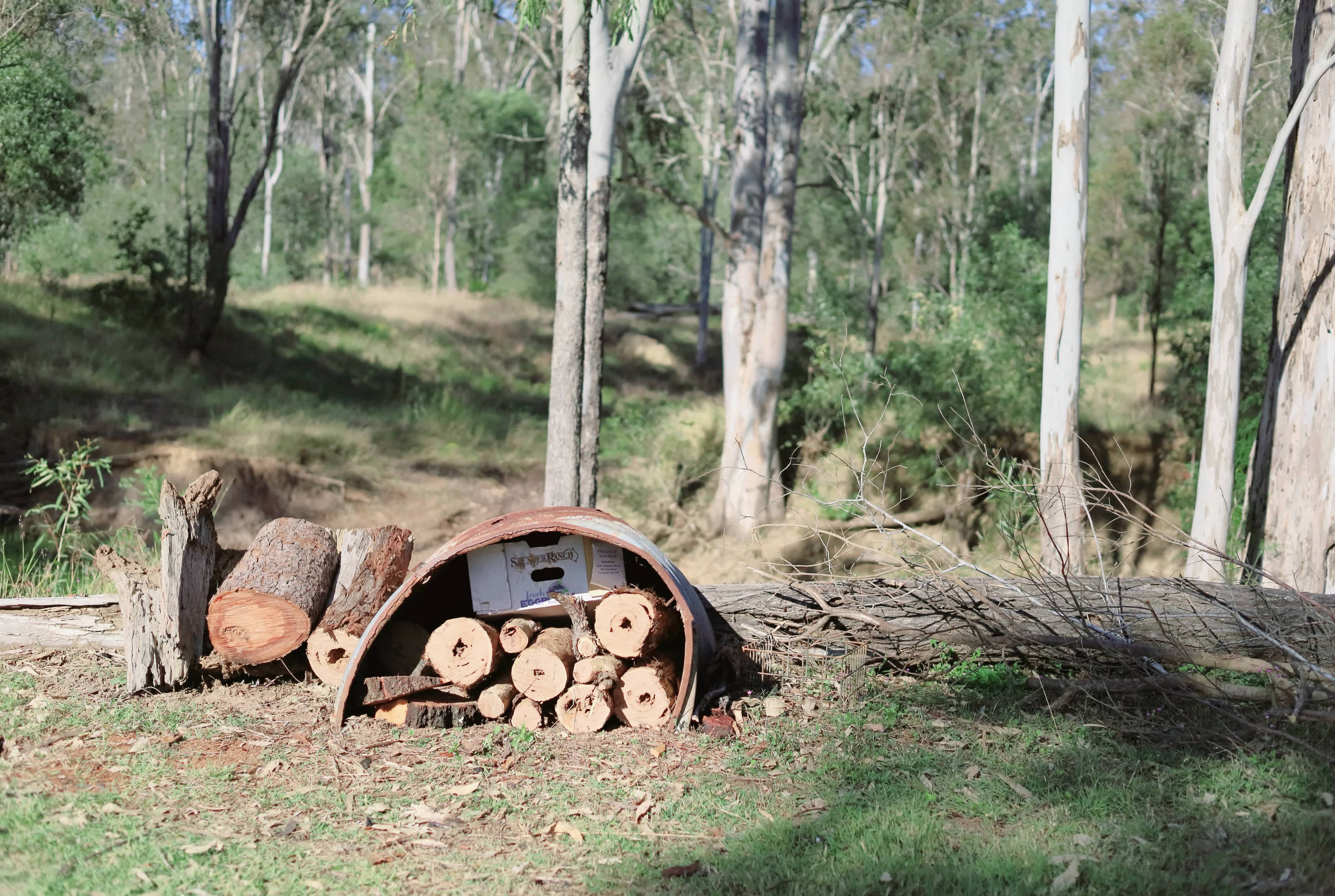 There is the option to add firewood to your stay.