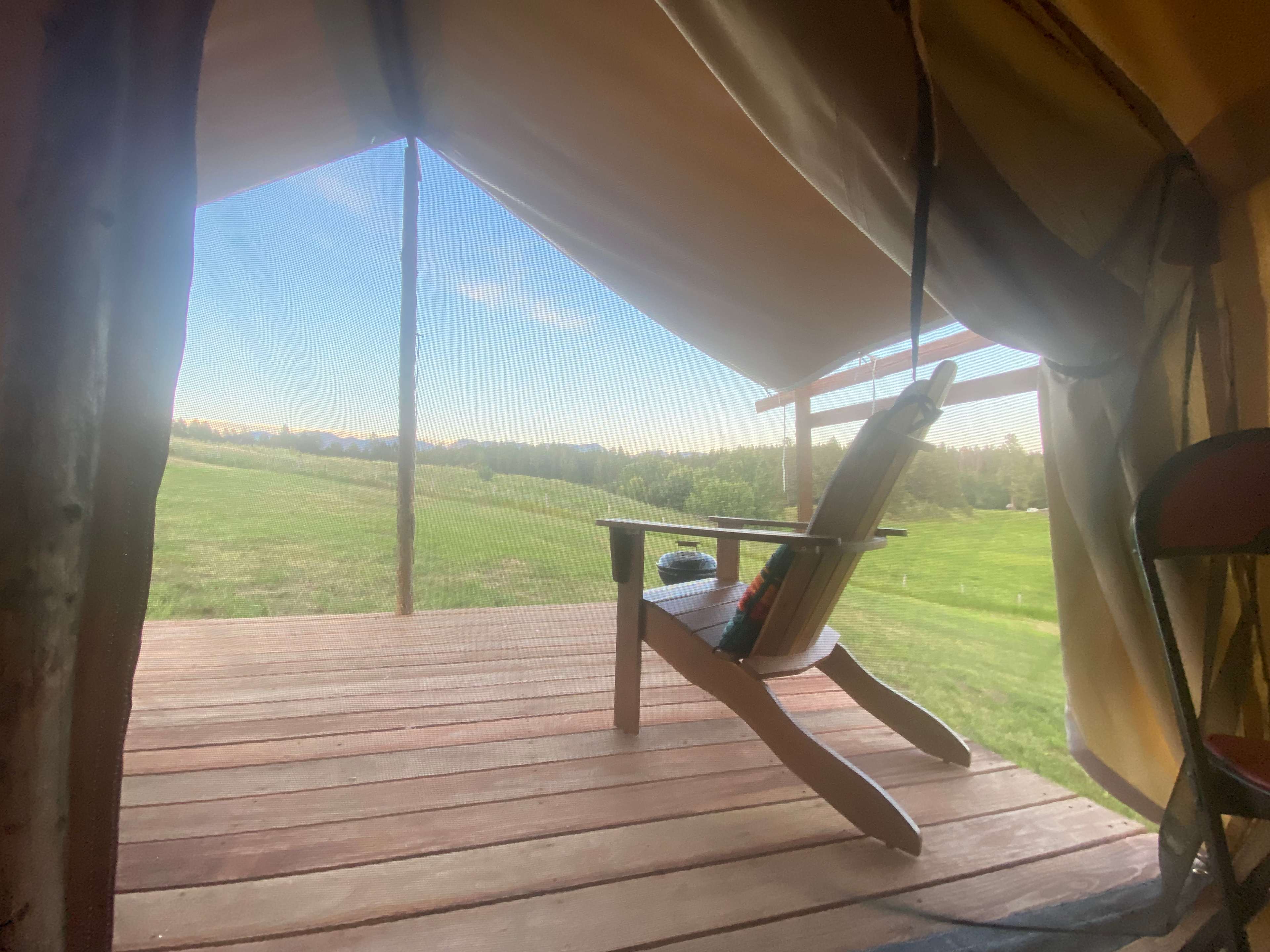 Relax and look at the mountains!