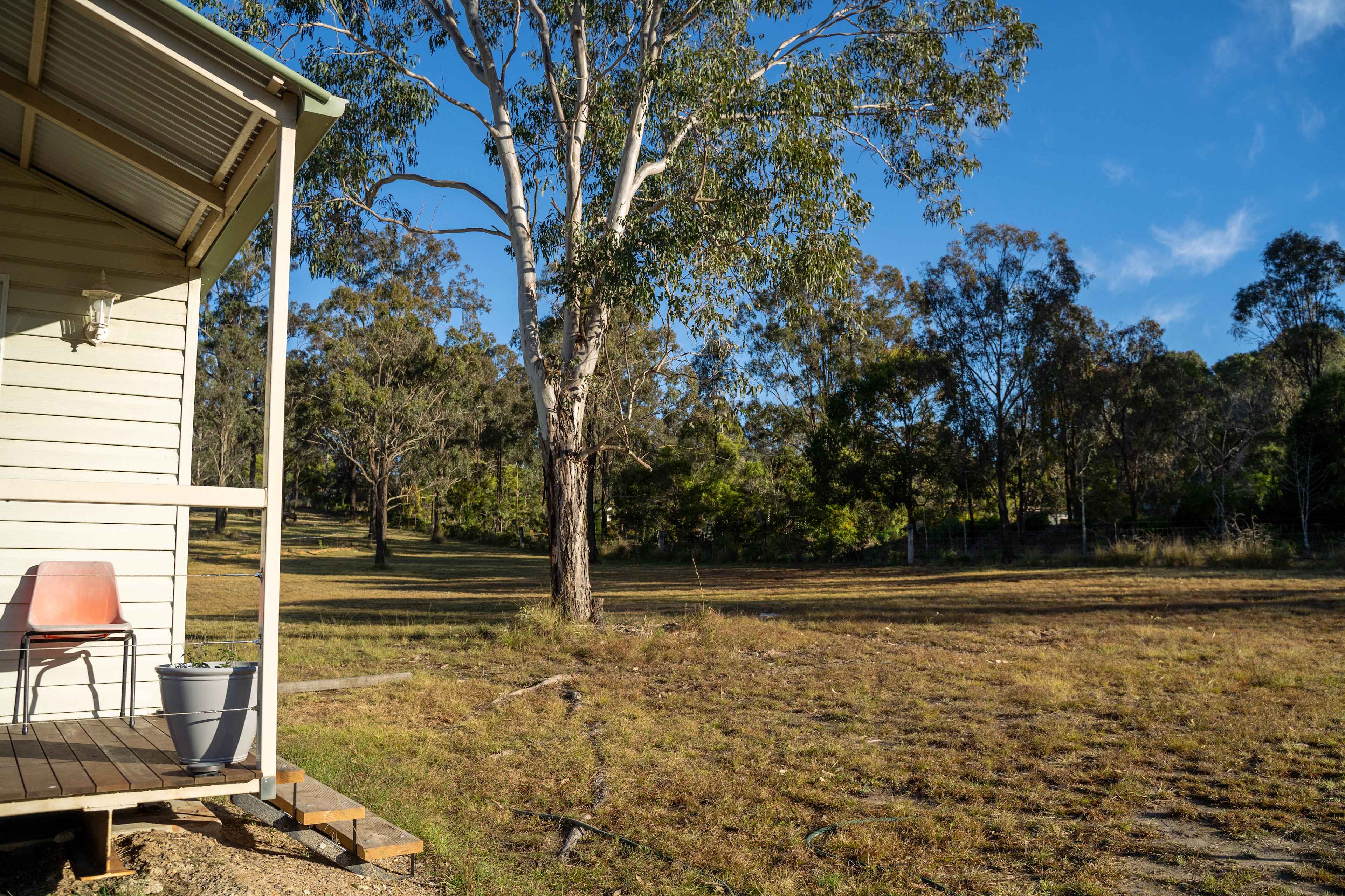 The site sits next to a grass open area that is welcoming to campers as well. 