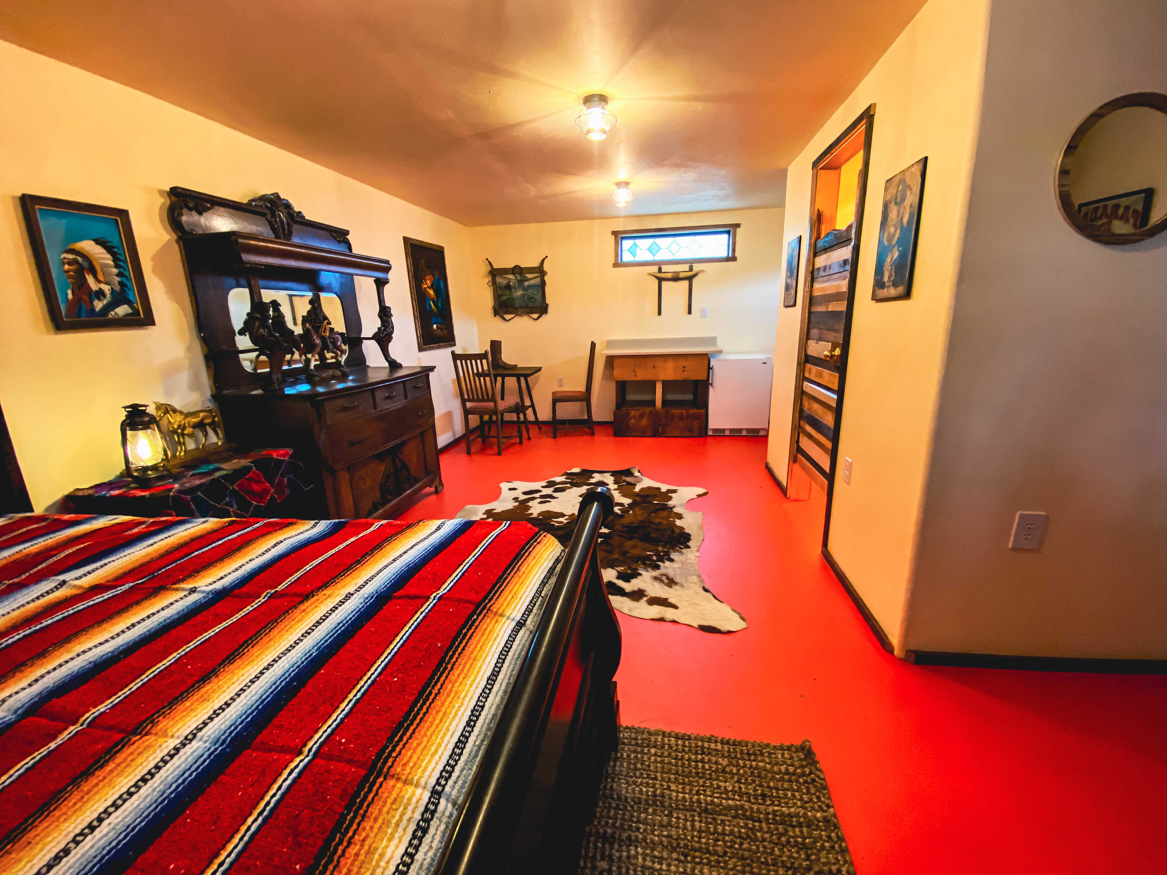 Cozy Interior of The Outlaw Casita