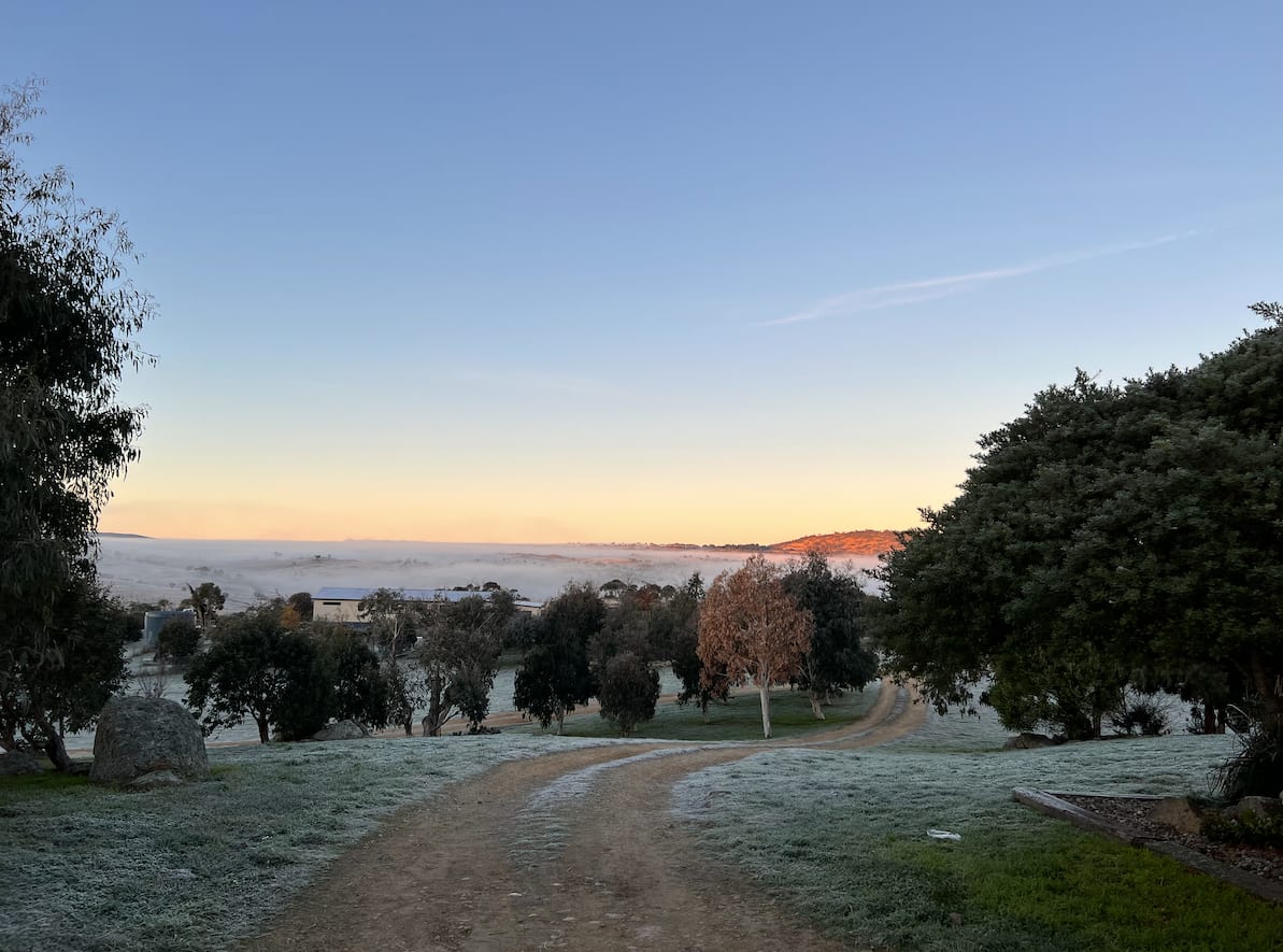 Views looking from top of property