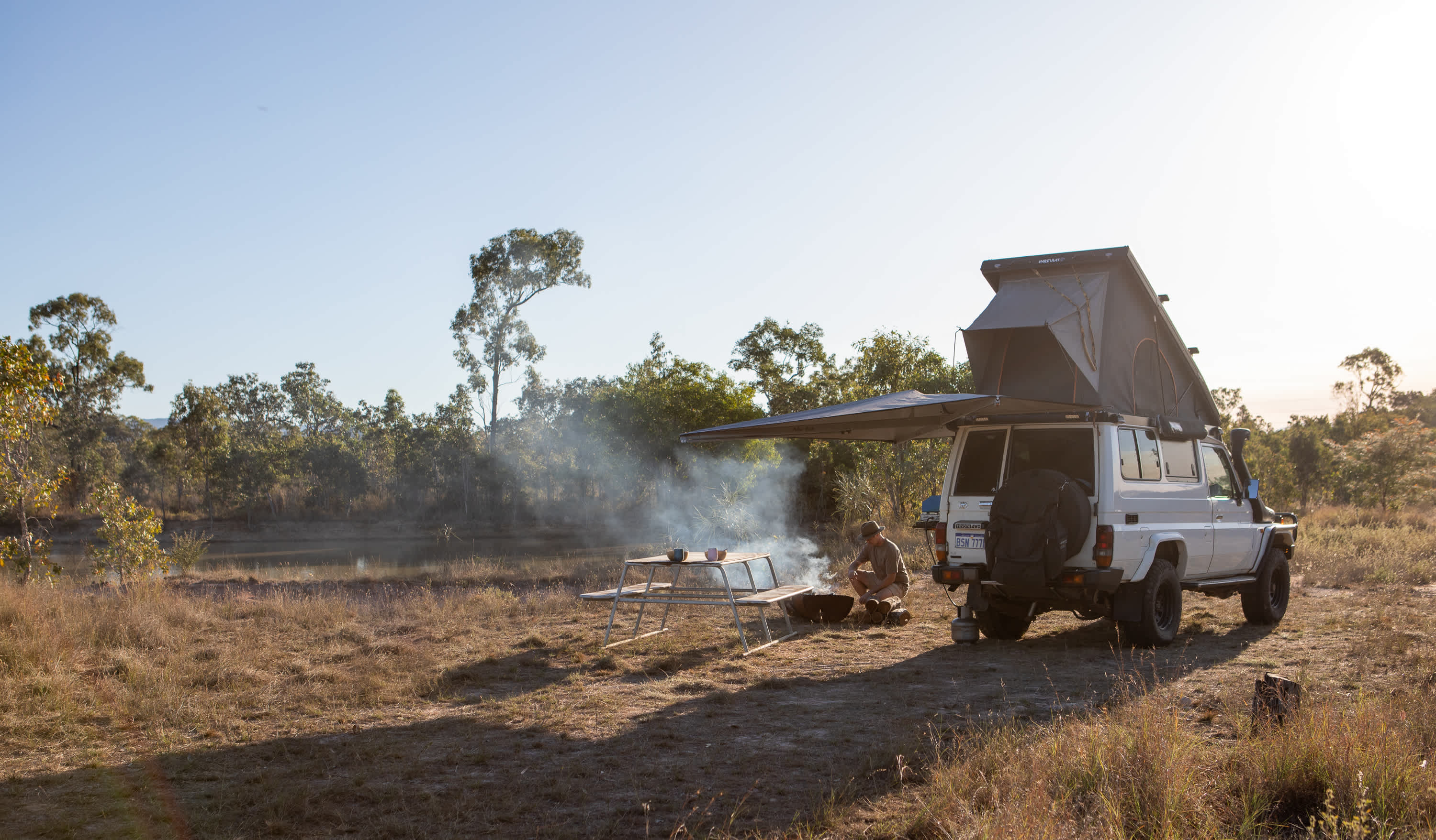 Country Camping Dam Site