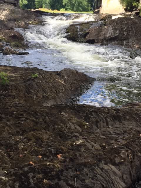 The Waterfall, it rages in the Spring and Fall for white water kayakers
