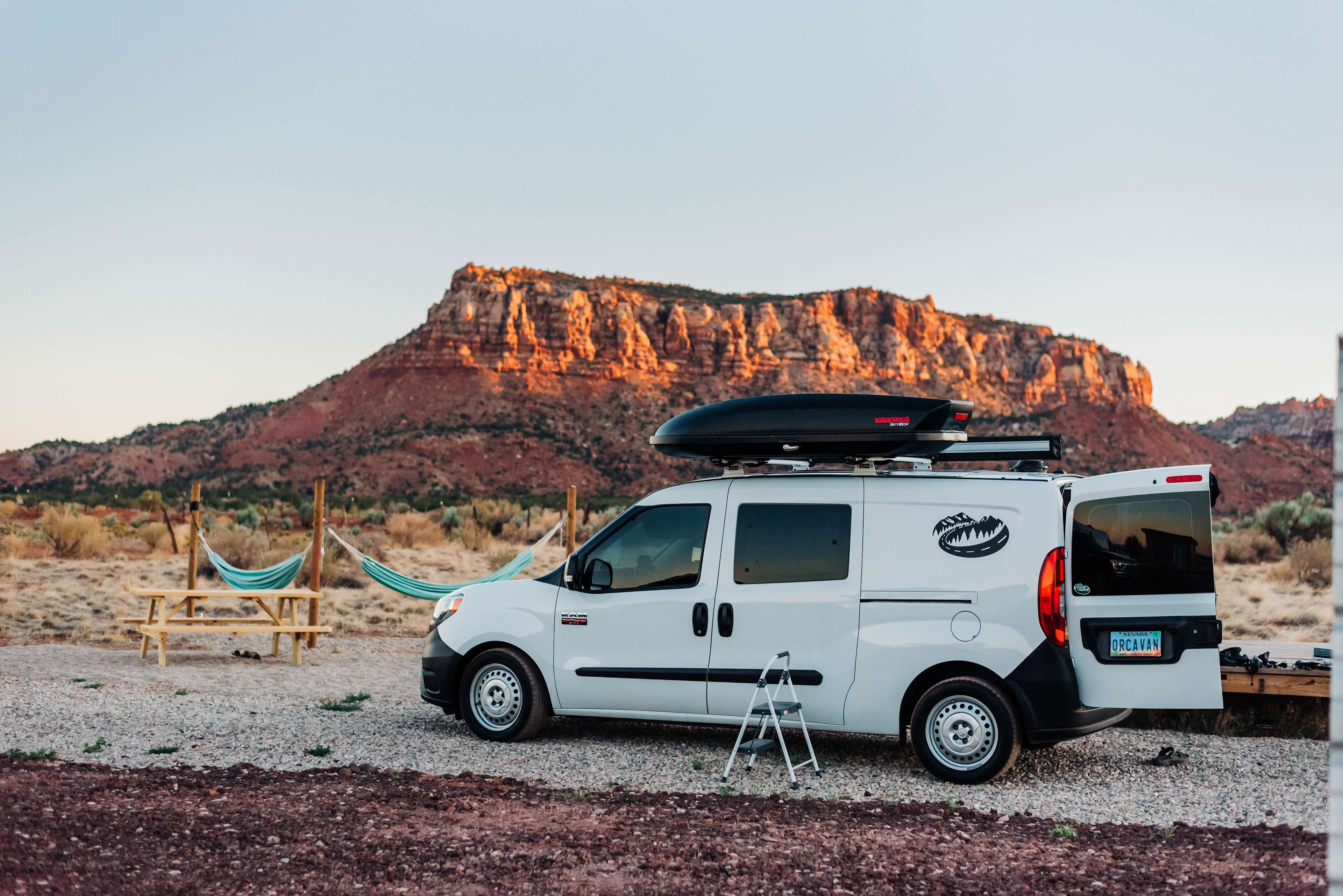 Pull up small RV and vanlife spots.