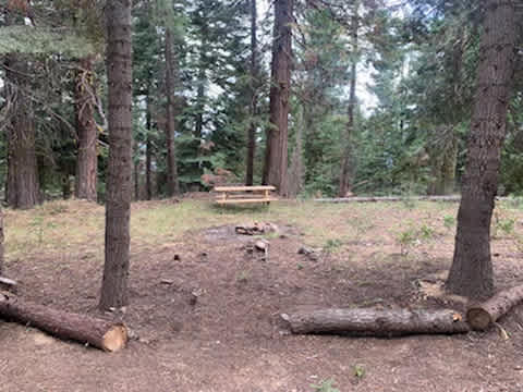 CAMPSITE 2 is near the community kitchen and shower . Nice pull-in for campervans.