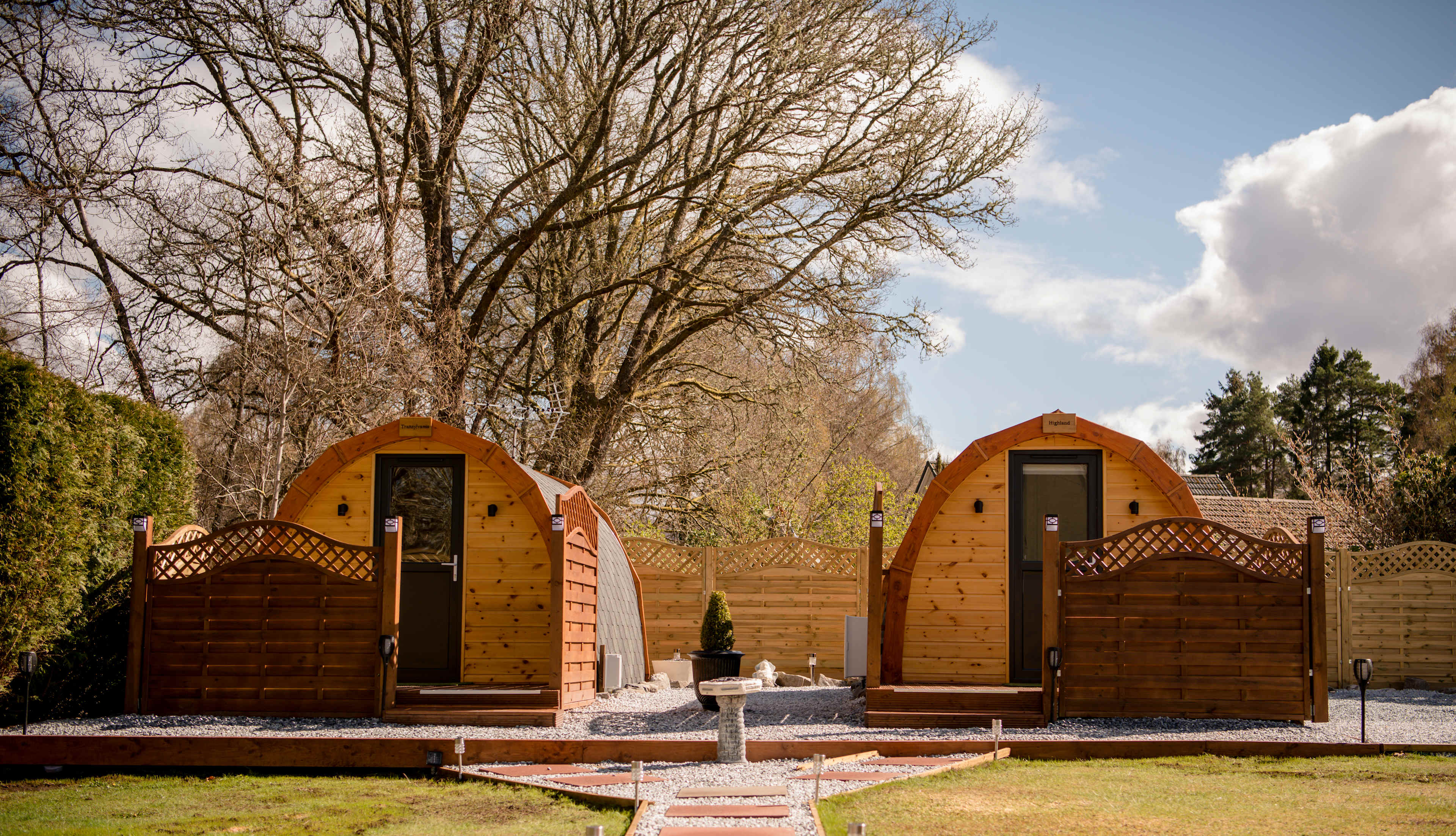 Highland & Transylvania Glamp. Pod