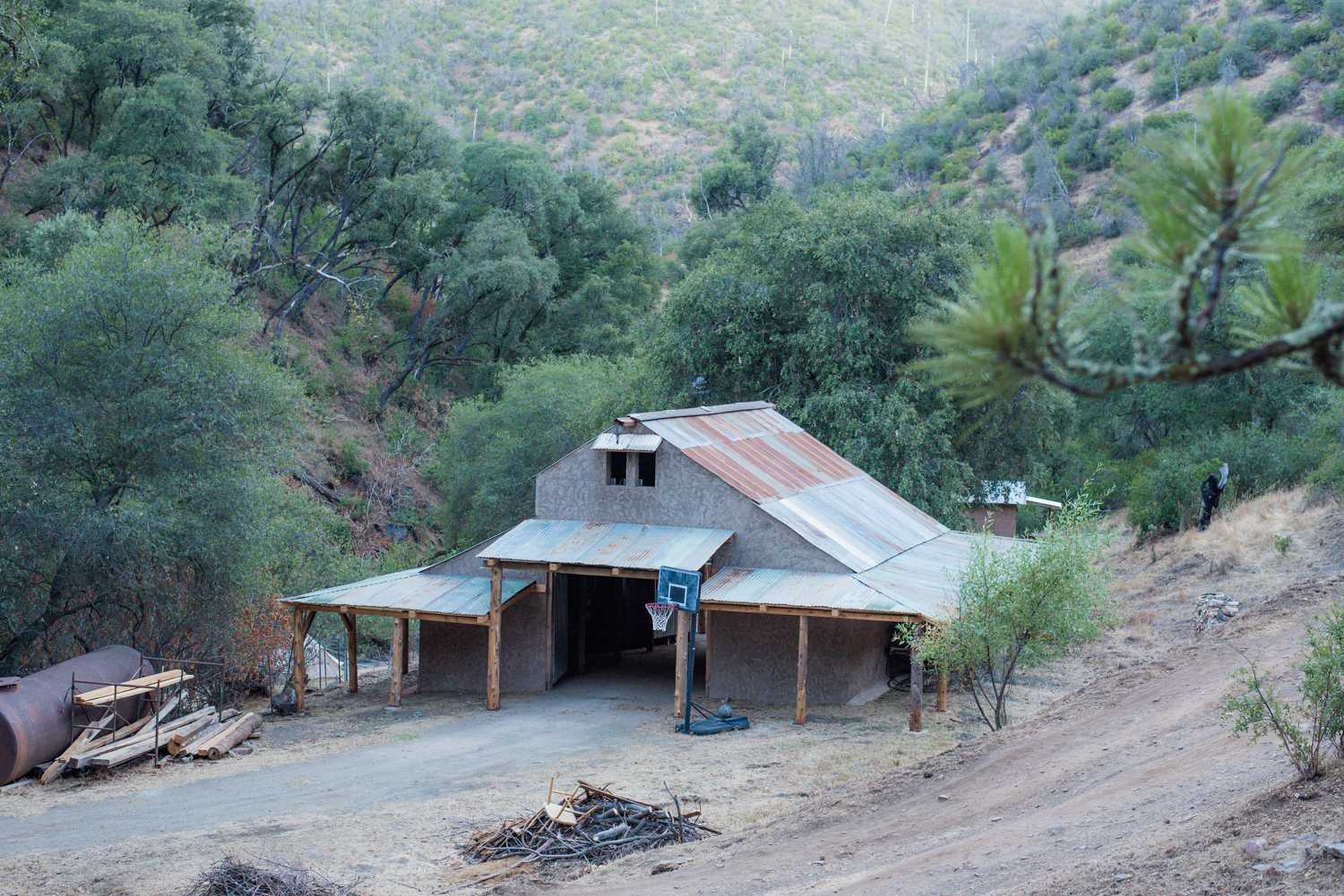 The barn