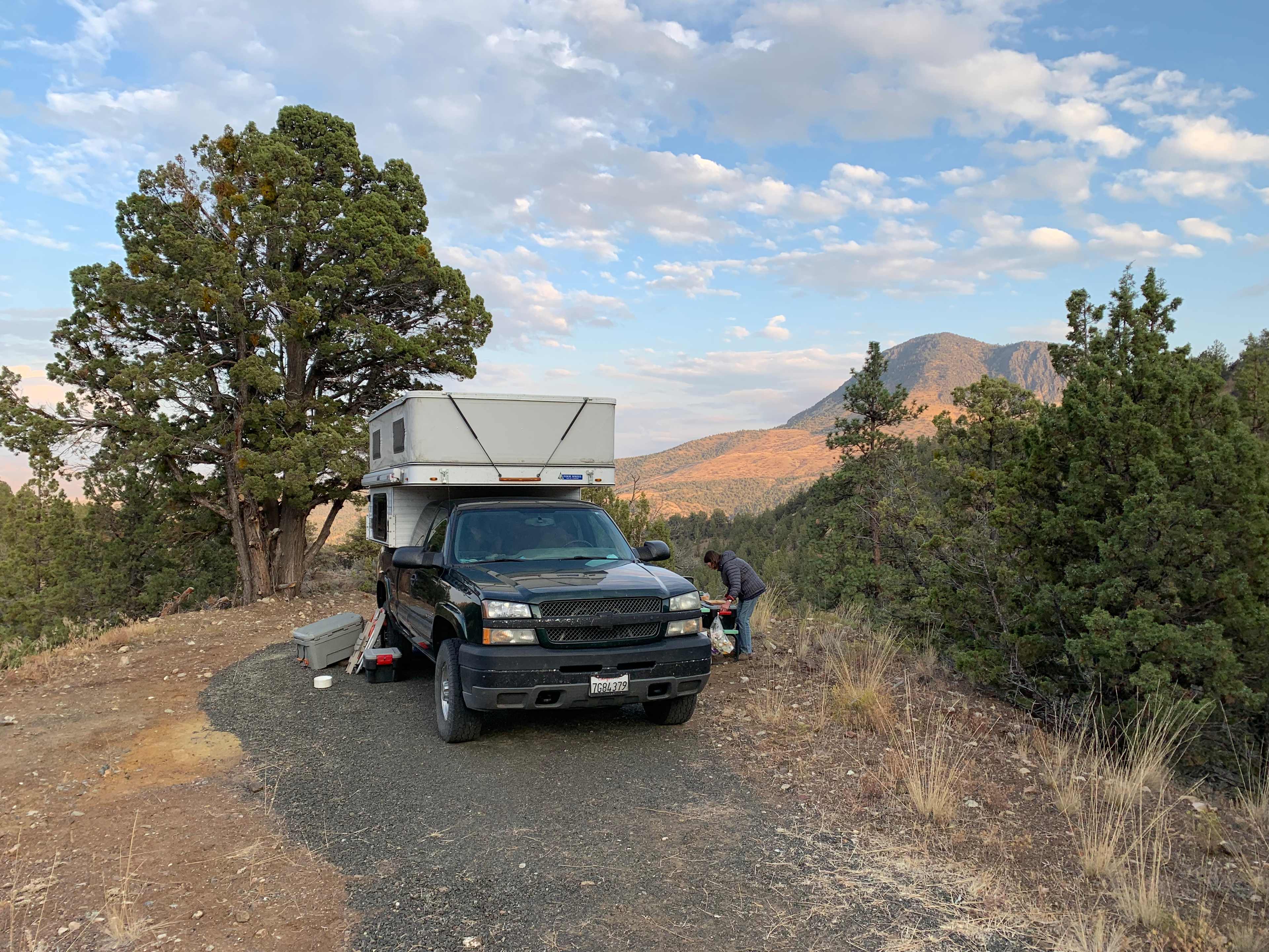 Back Side of Painted Hills Camping