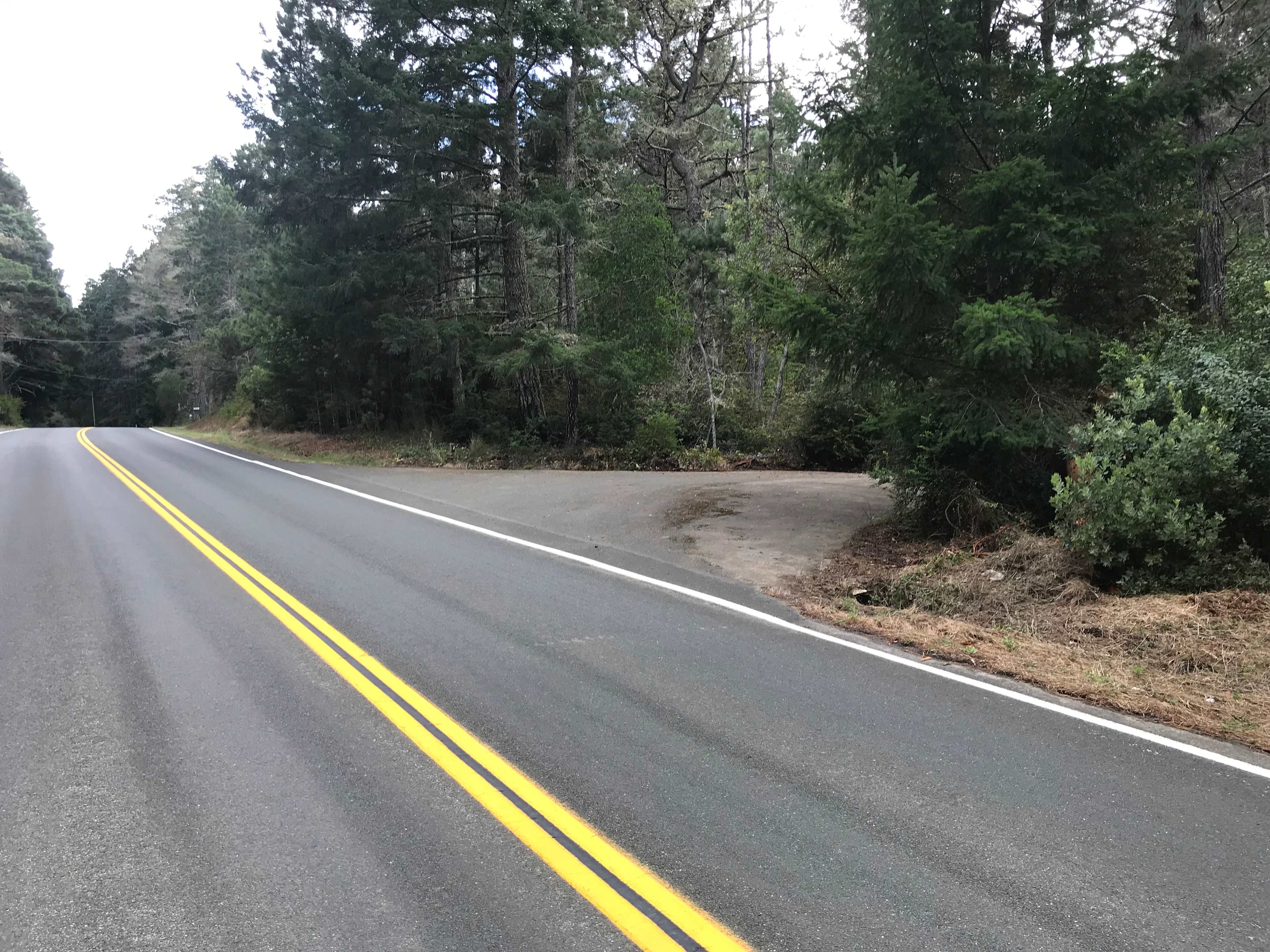 looking south on Ten Mile Rd approx 200 yds from my driveway at 25200