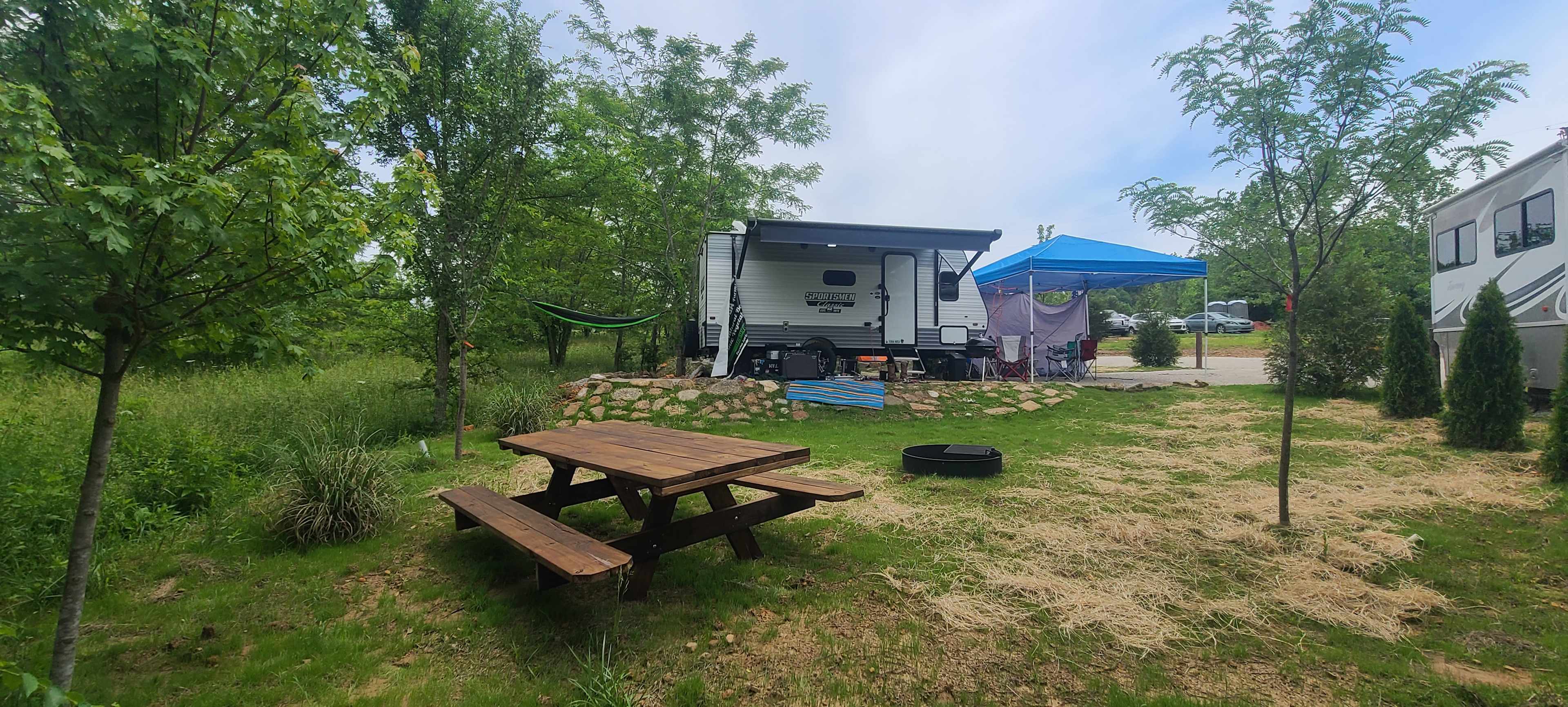 Camp as you please with tents, campers, toy haulers & R.V.'s