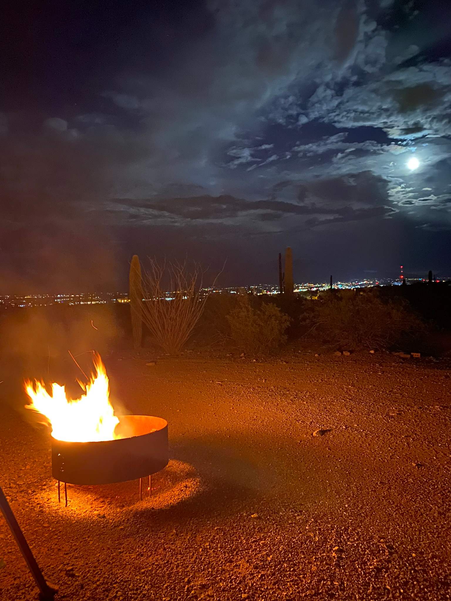 One of 3 firepits