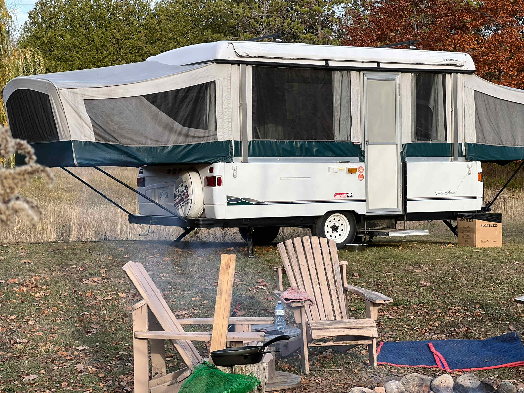 Next to Mono Cliffs Provincial Park