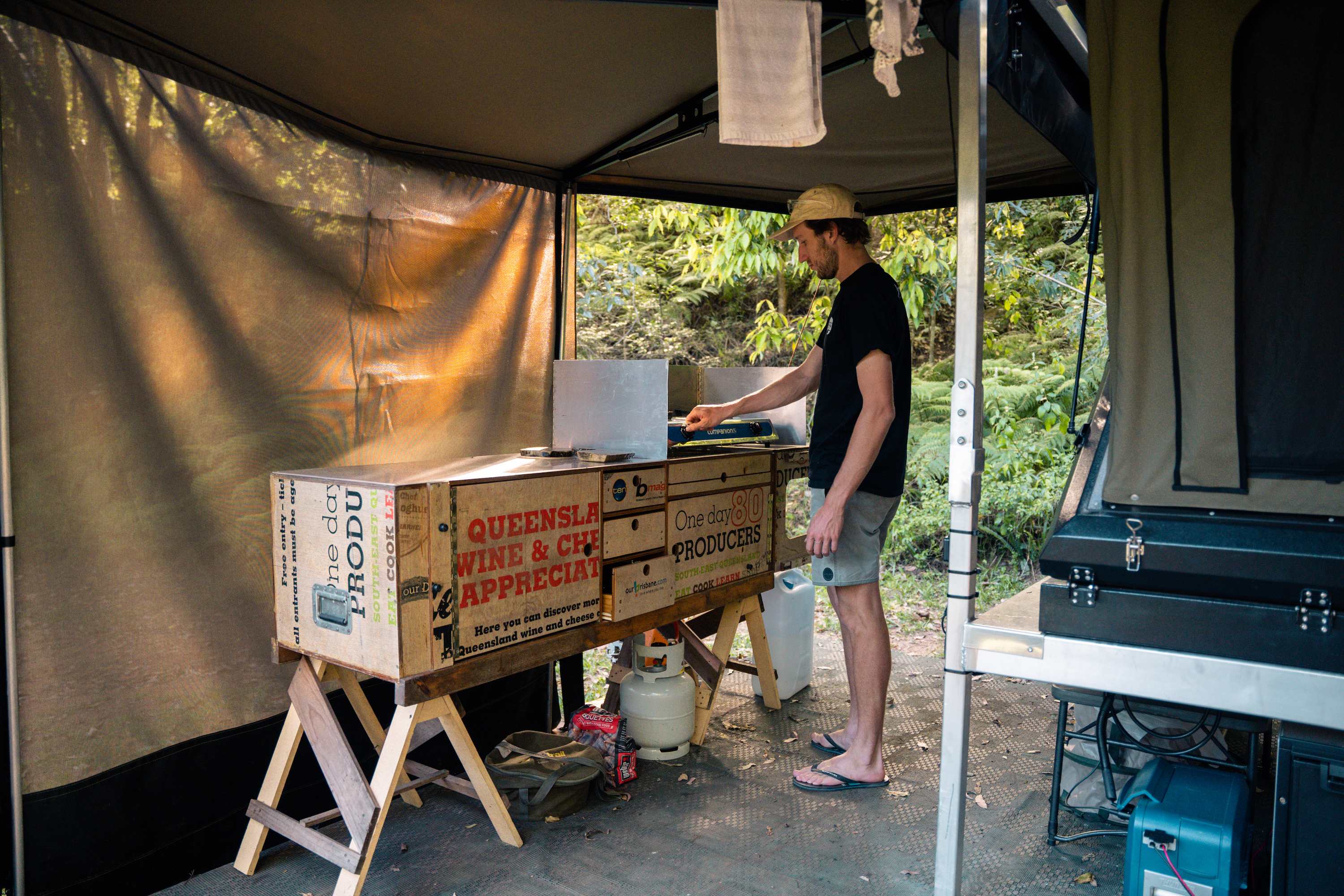 Well set up kitchen