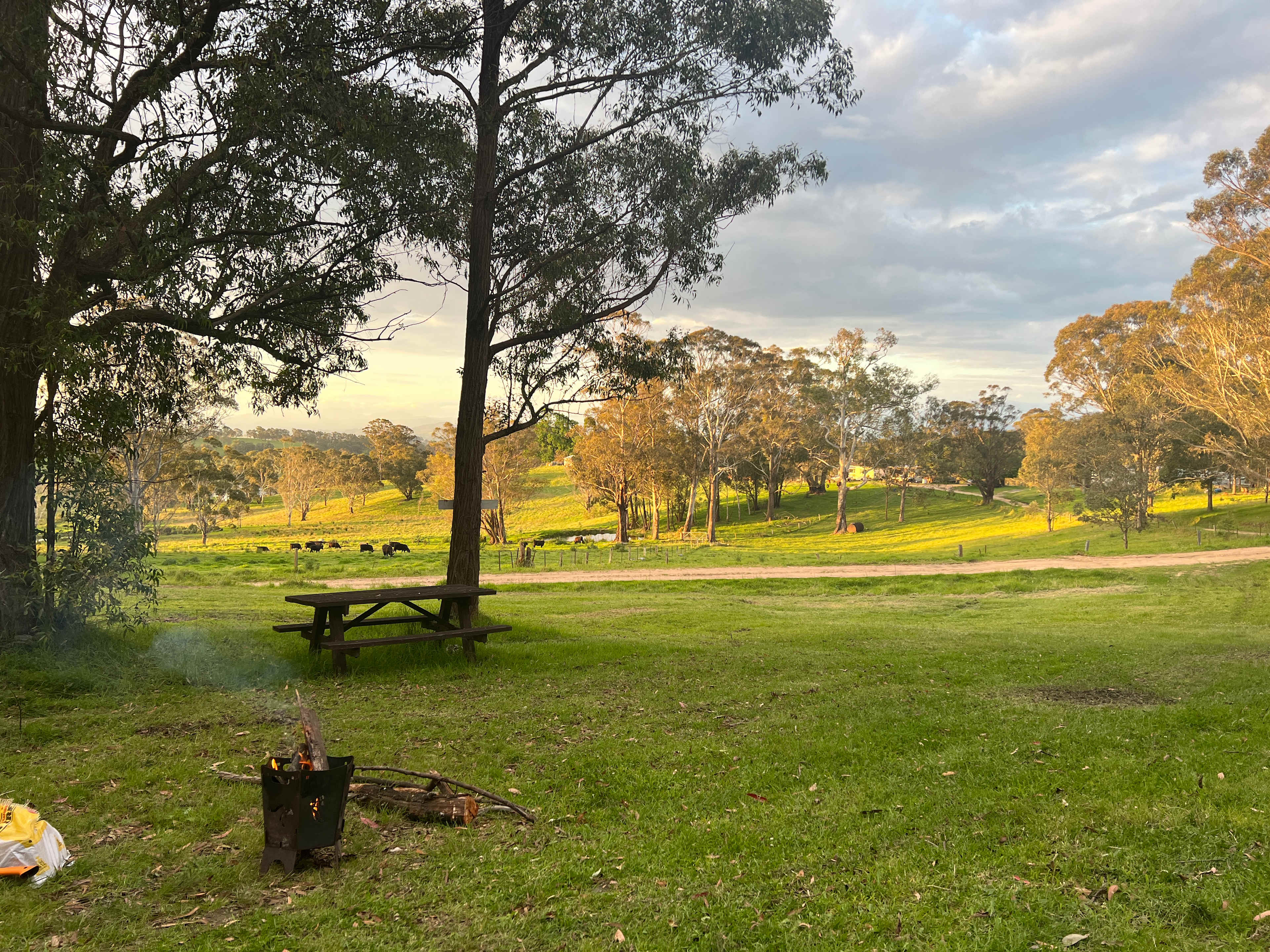 Our amazing view from the Campsite - so peaceful!
